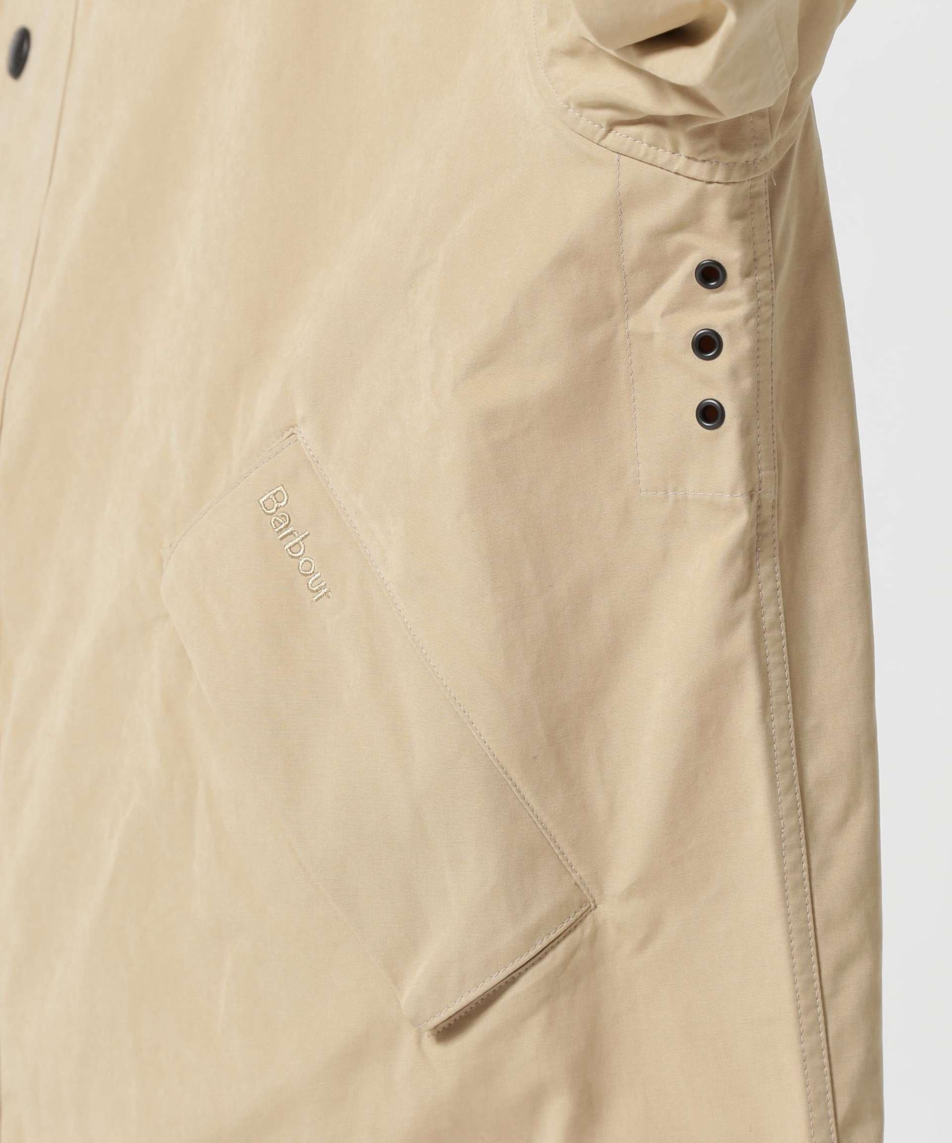 Barbour(バブアー)TRANSPORT / トランスポート/ピーチスキン コットン ショートレングスブルゾン ベージュ