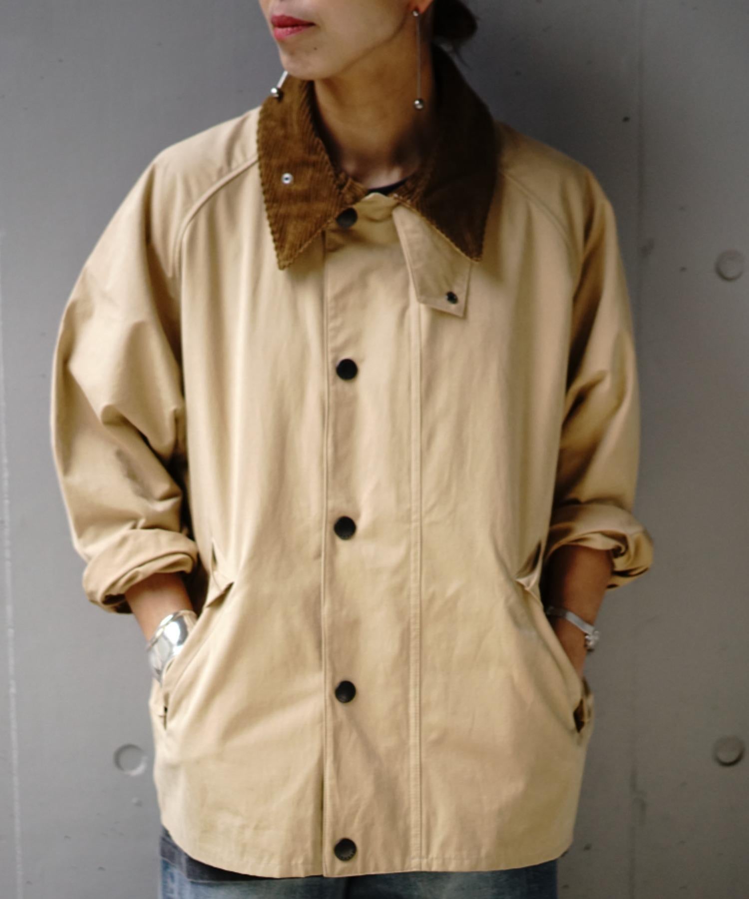 Barbour(バブアー)TRANSPORT / トランスポート/ピーチスキン コットン ショートレングスブルゾン ベージュ