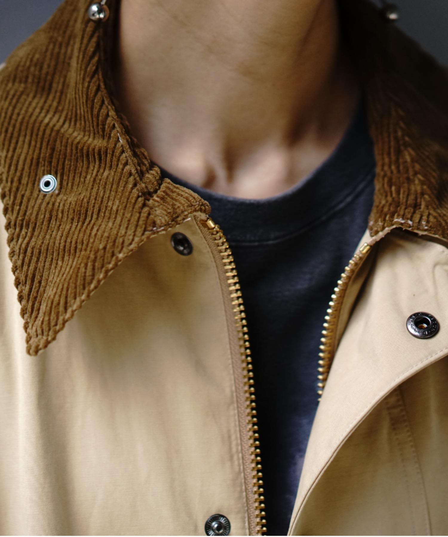 Barbour(バブアー)TRANSPORT / トランスポート/ピーチスキン コットン ショートレングスブルゾン ベージュ