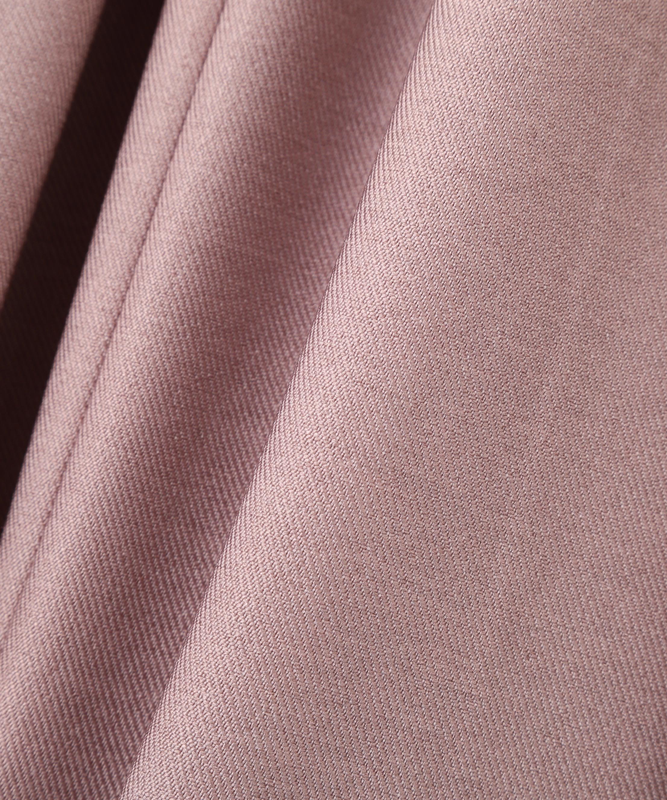 デニムライク配色ステッチビスチェジャンスカ ピンク