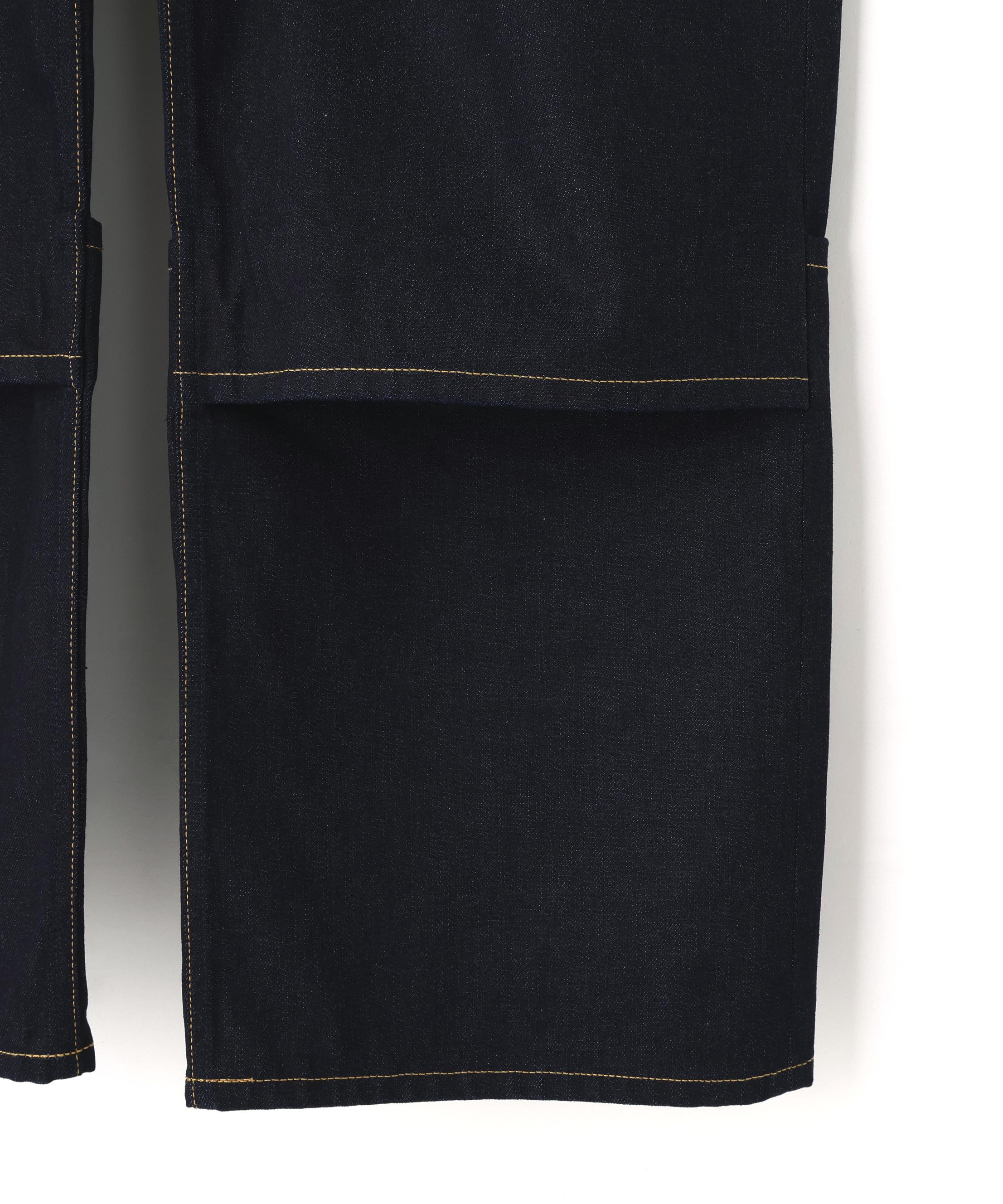 beautiful people/ビューティフルピープル/selvedge denim flip hem pants インディゴ7