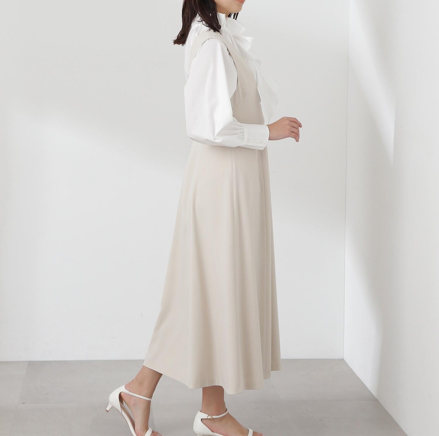 Uネックフレアジャンスカ オフ1