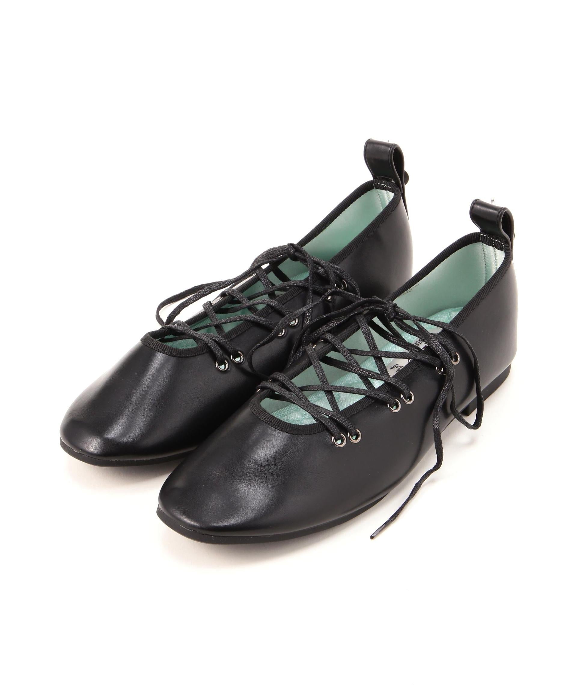 >OCKFISH WEATHE>WEA>/ロックフィッシュ ウェザーウェア/LACEUP FLAT PU ブラック