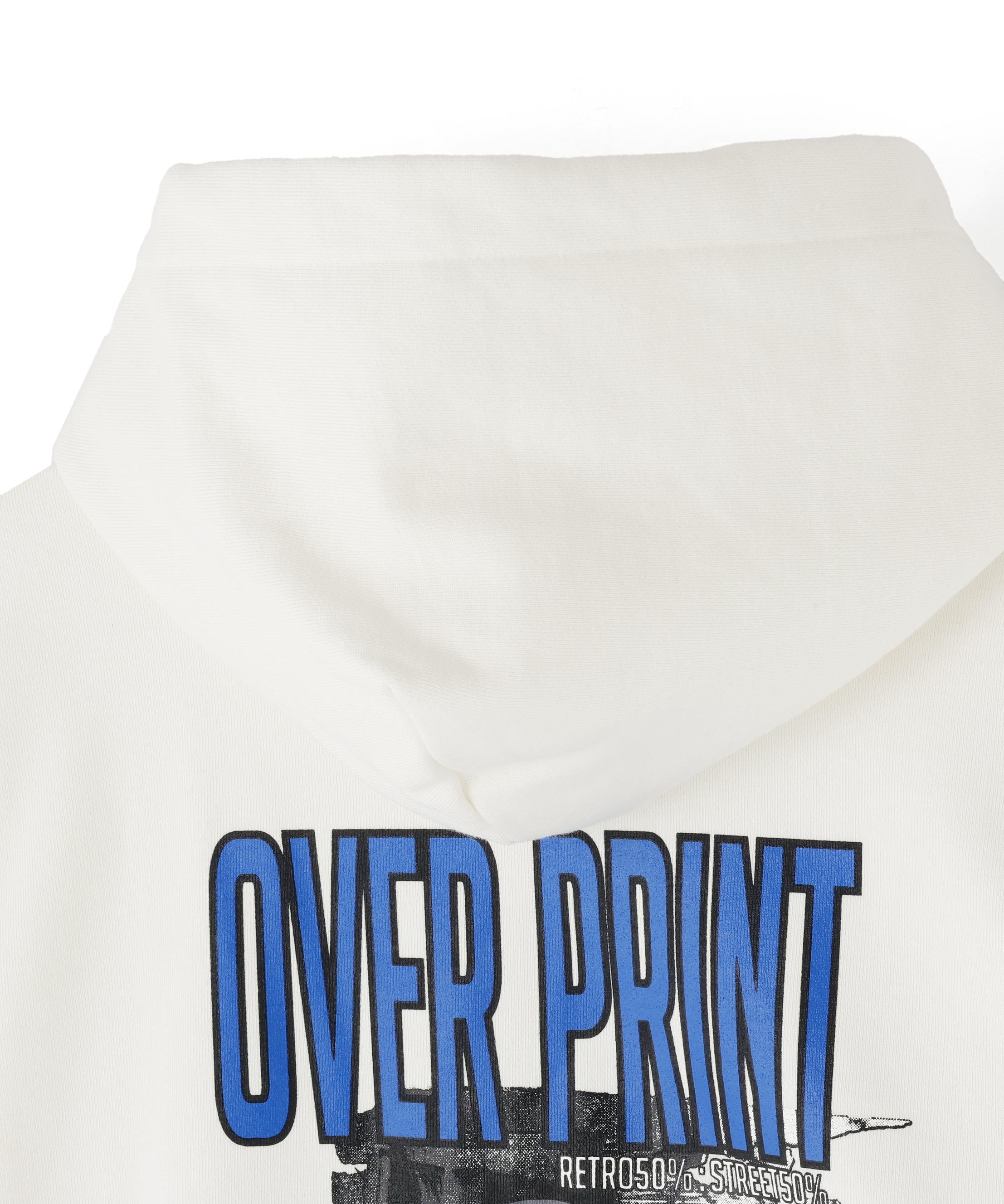 overprint/オーバープリント/Break Stuff Hoodie ホワイト