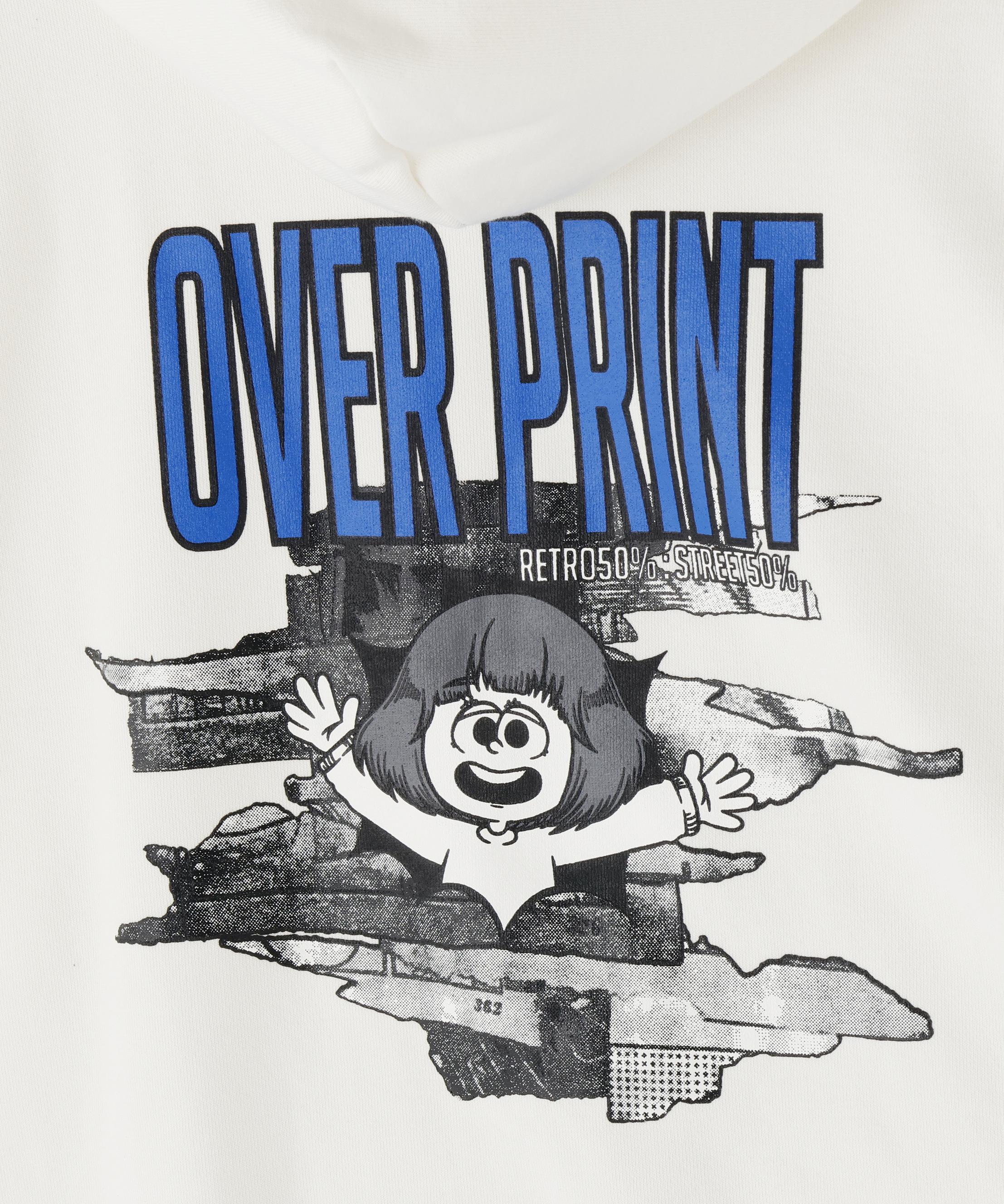 overprint/オーバープリント/Break Stuff Hoodie ホワイト