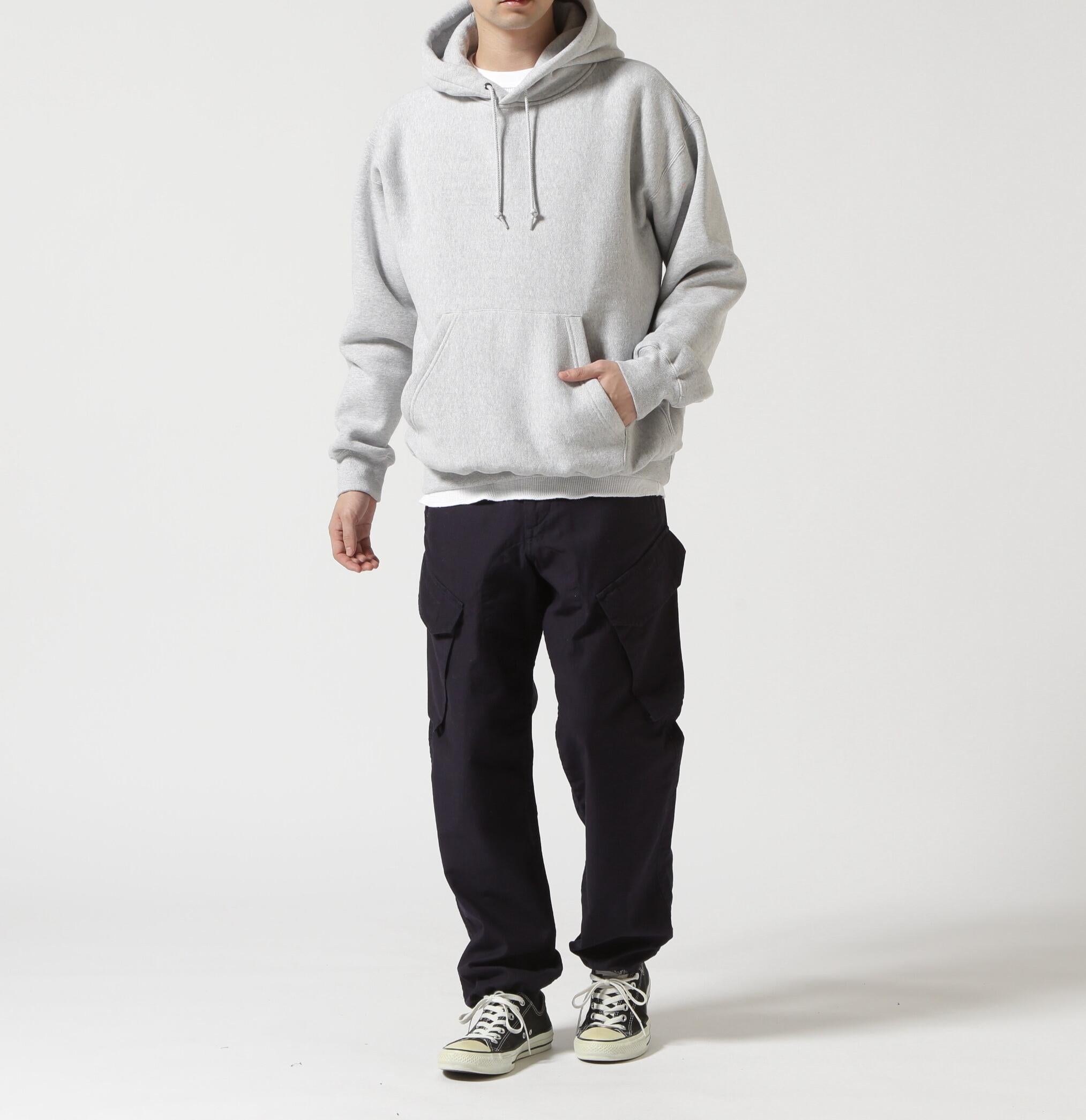 《直営店限定》HEAVY WEIGHT SWEAT PULLOVER PARKA / ヘビーウェイト スウェット プルオーバー パーカー グレー