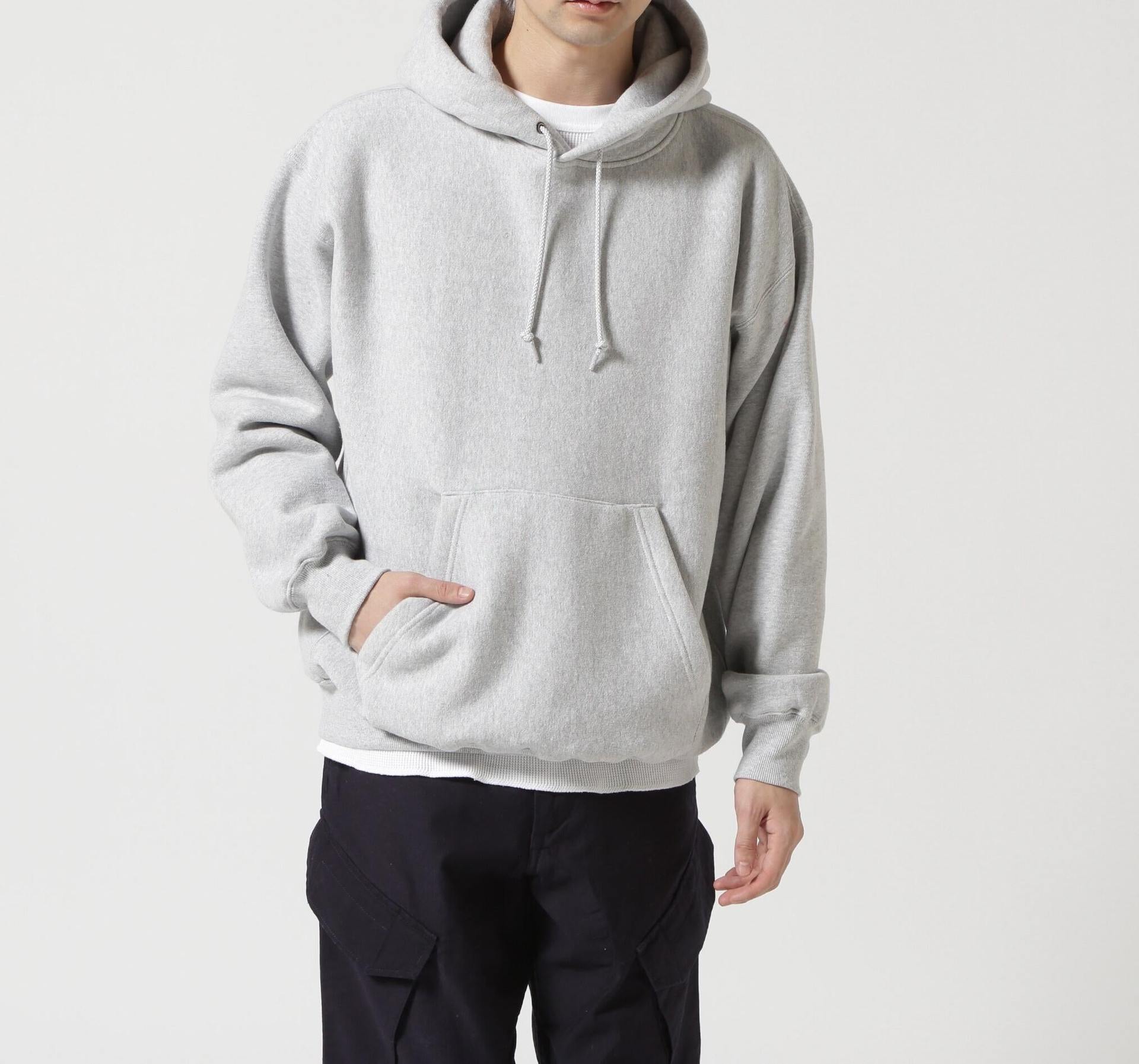 《直営店限定》HEAVY WEIGHT SWEAT PULLOVER PARKA / ヘビーウェイト スウェット プルオーバー パーカー グレー