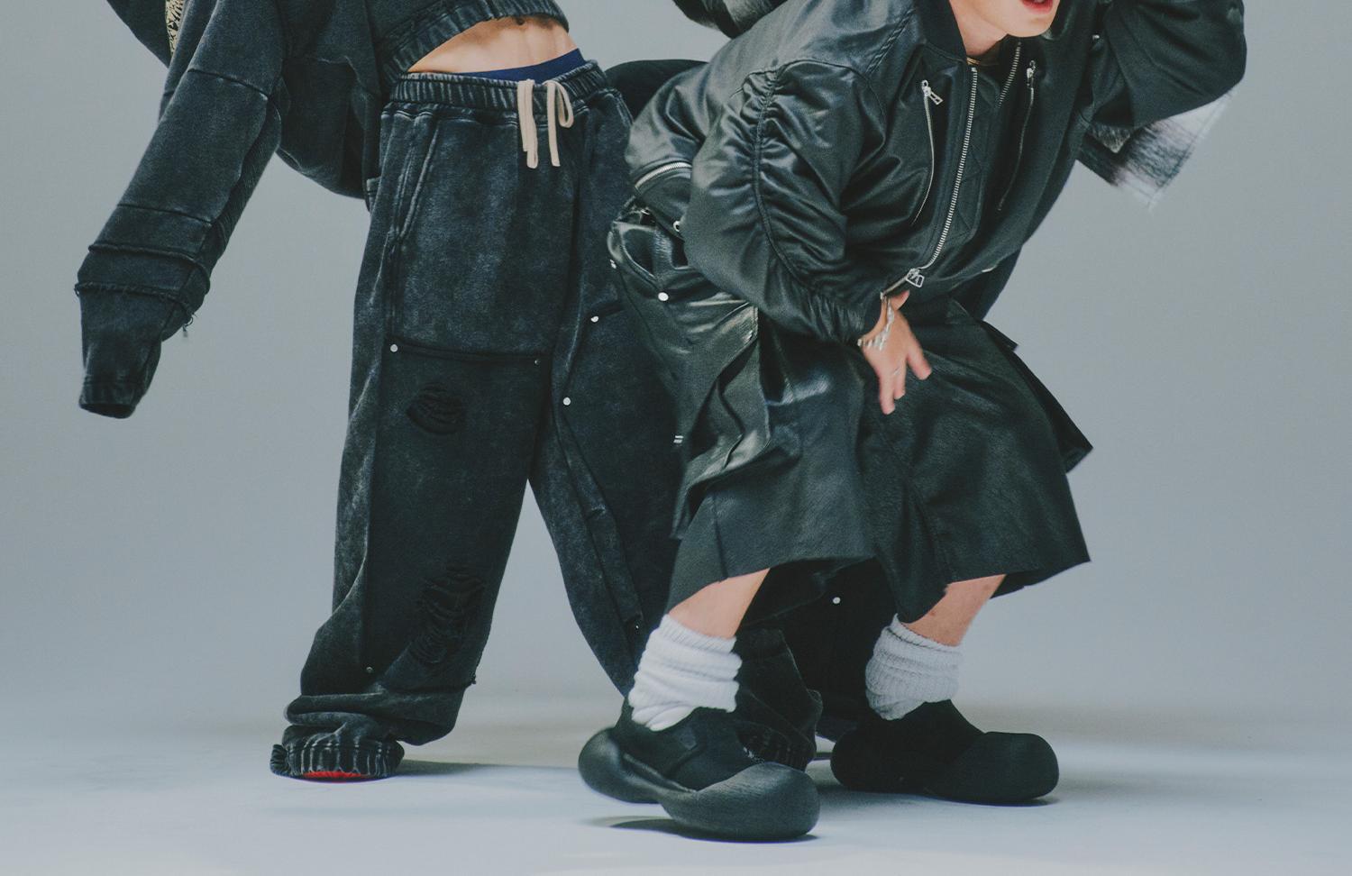 DankeSchon/ダンケシェーン/SHAGGY SHIRTS ブラック