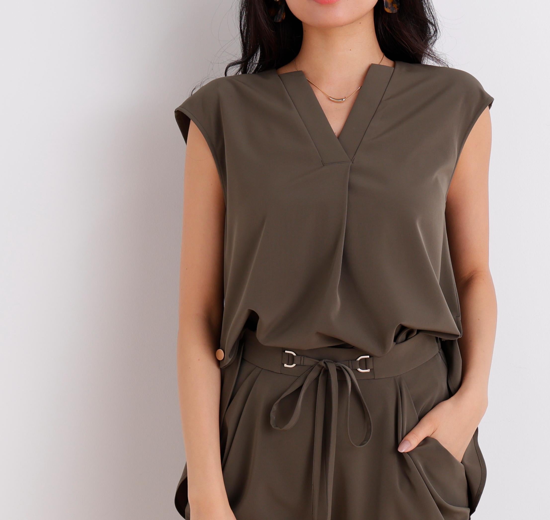 セットアップTブラウス カーキ