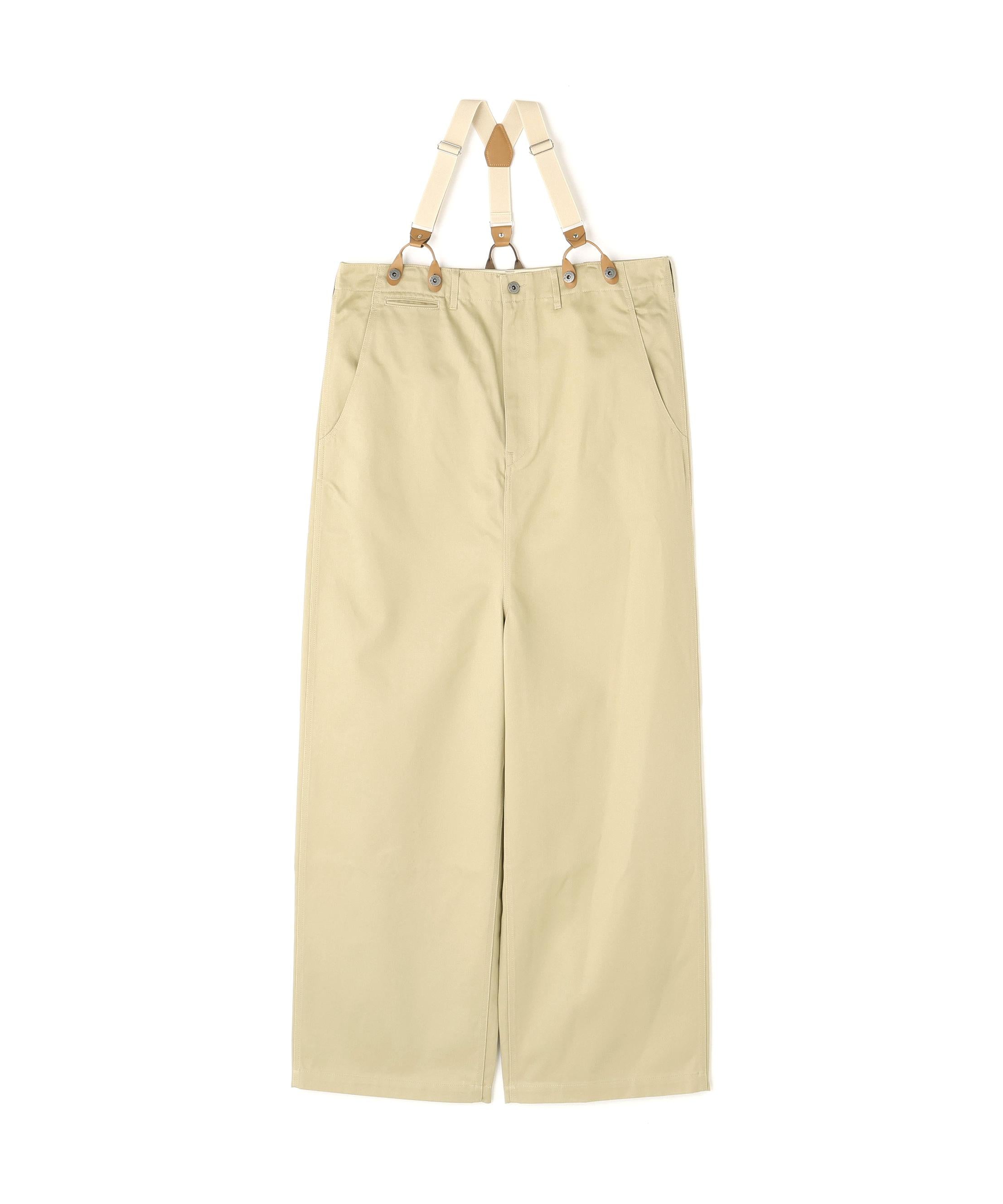 RHODOLIRION/ロドリリオン Suspender Pants - Chino Cloth ベージュ