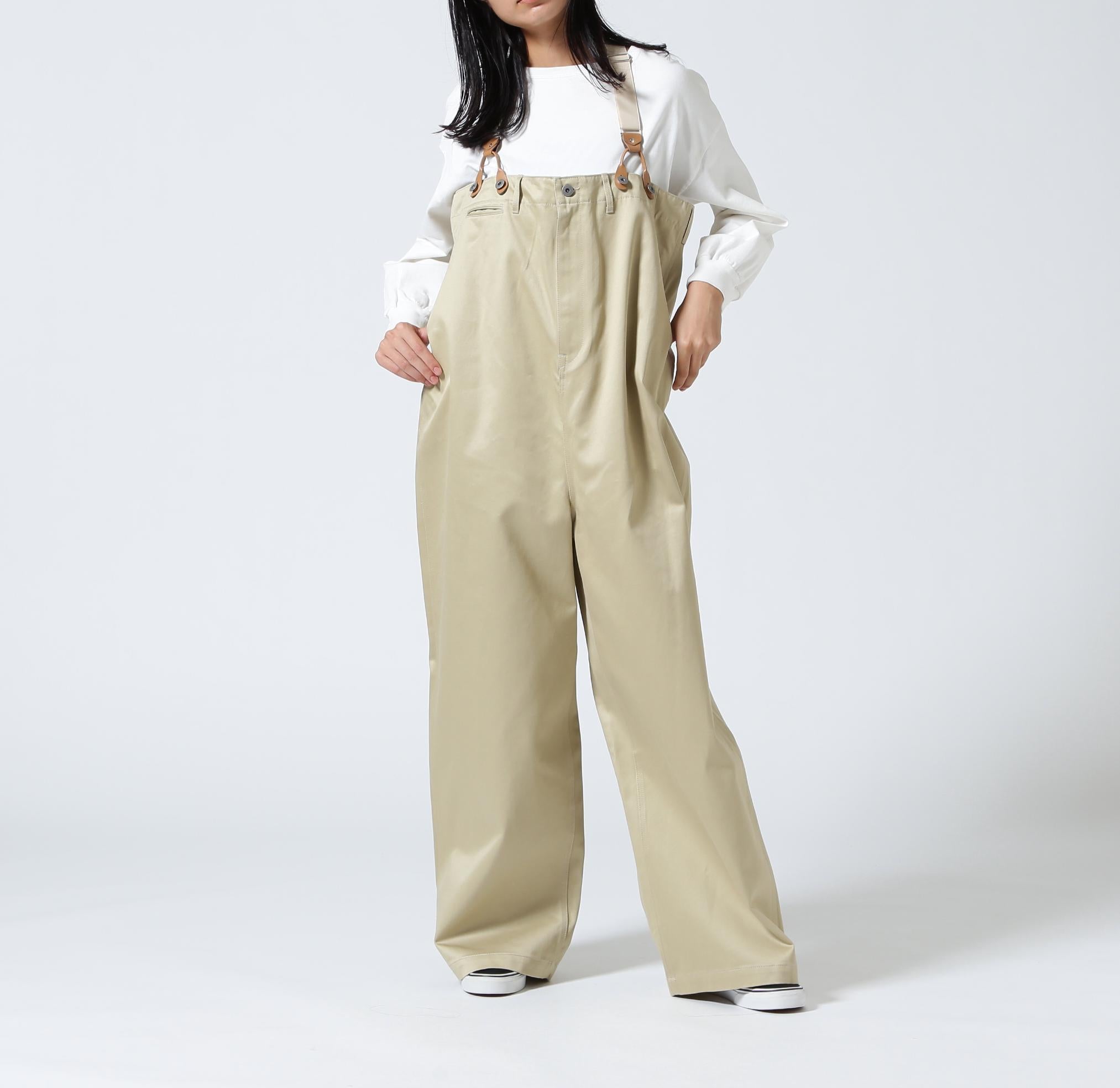 RHODOLIRION/ロドリリオン Suspender Pants - Chino Cloth ベージュ