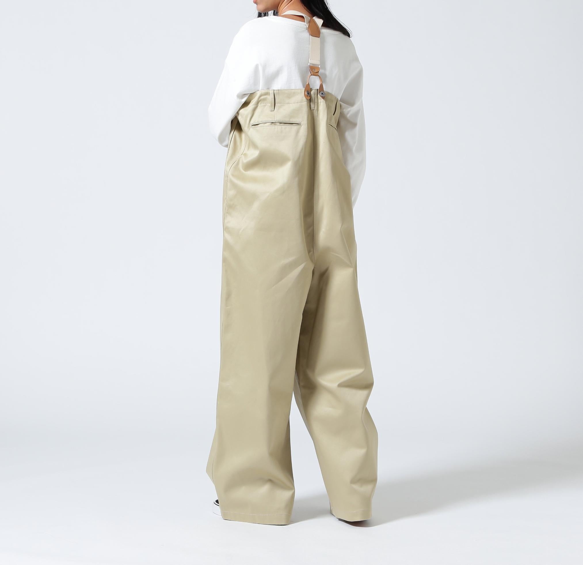 RHODOLIRION/ロドリリオン Suspender Pants - Chino Cloth ベージュ