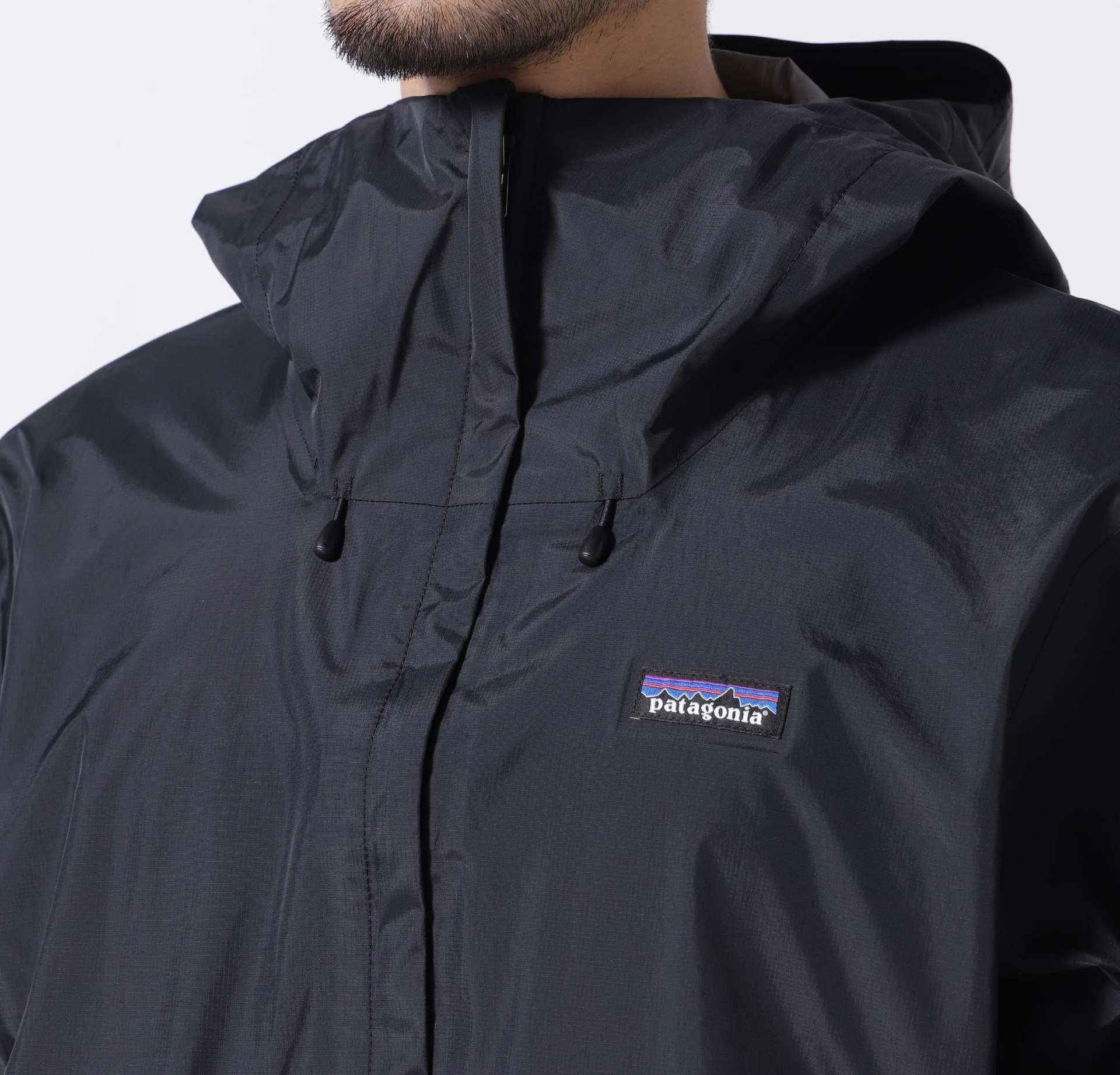 Patagonia/パタゴニア メンズ・トレントシェル 3L・レイン・ジャケット ブラック