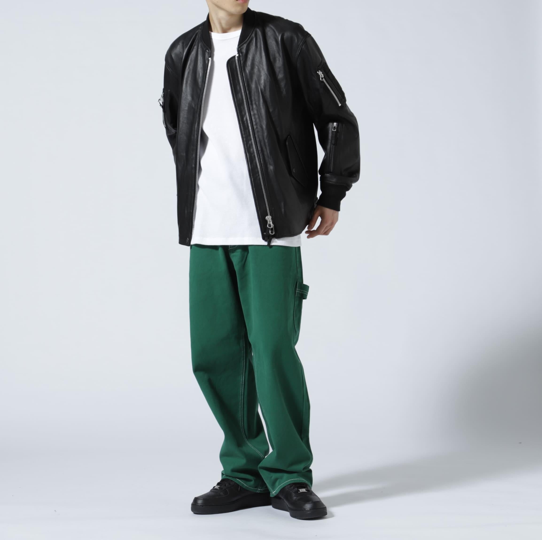 COTTON TWILL PAINTE> PANTS / コットンツイル ペインターパンツ グリーン