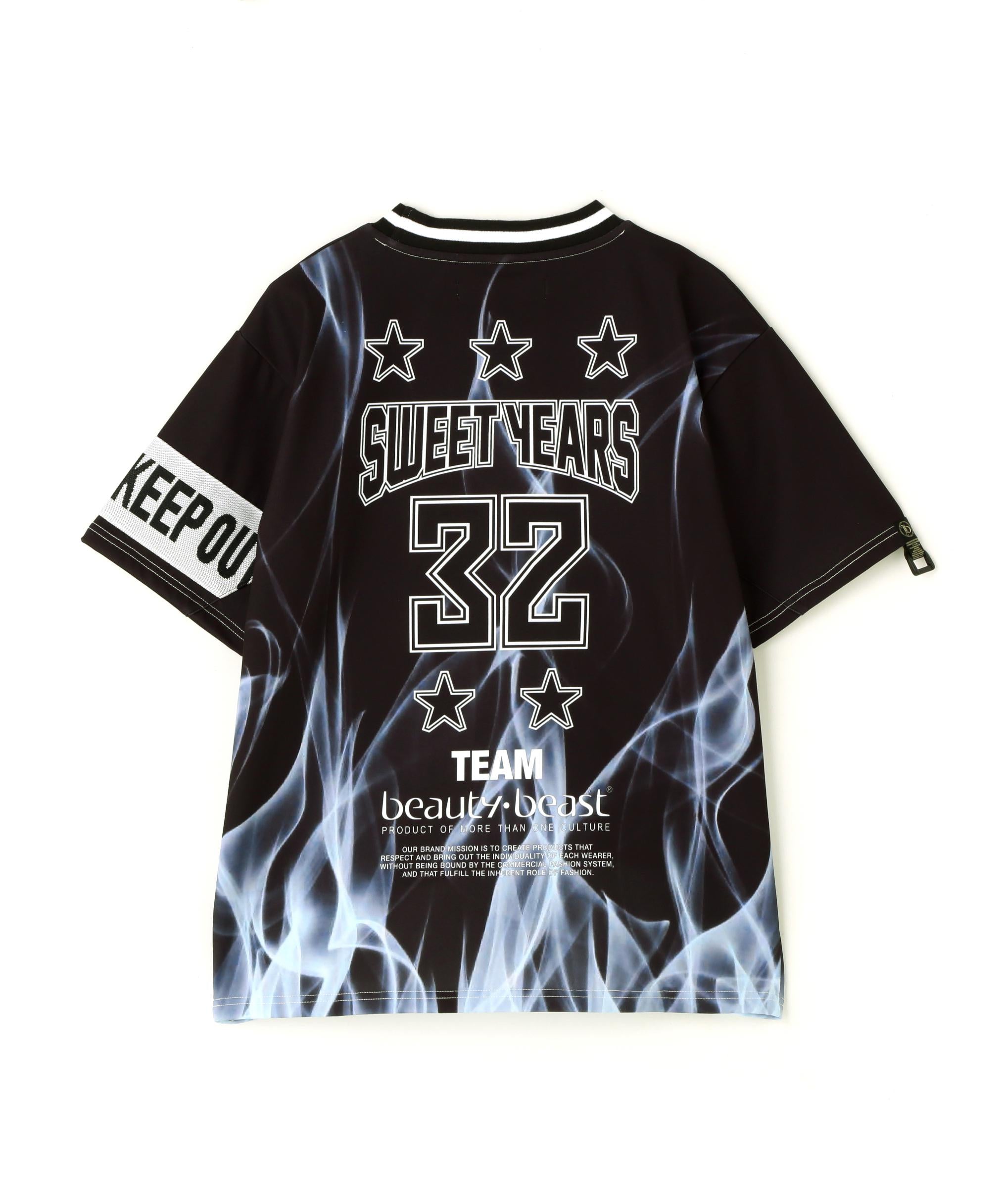 SY32 by SWEET YEARS/SY32×beauty:beast SWEAT TEE ブラック系その他1