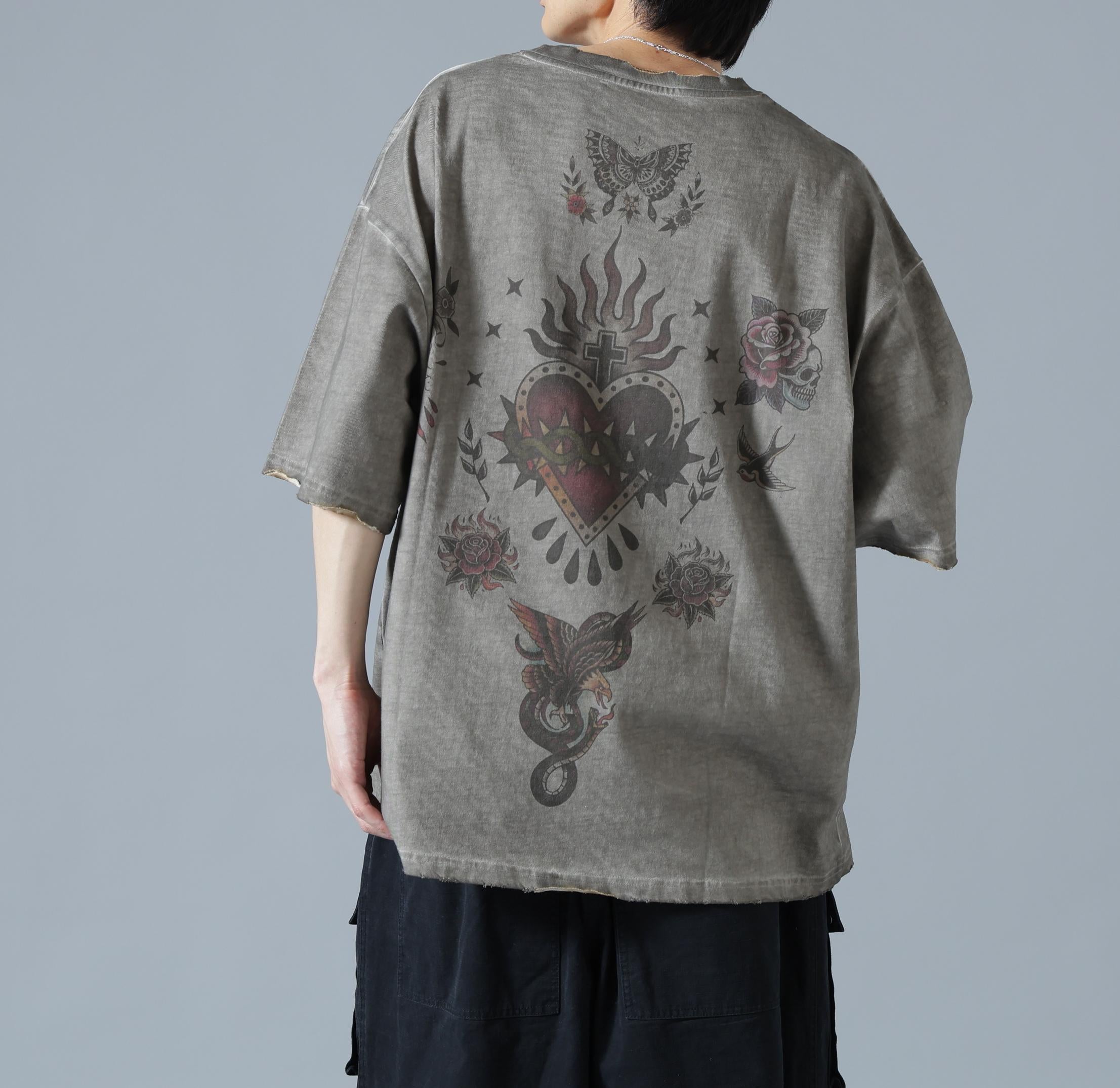 DankeSchon/ダンケシェーン/SPRAY BURN SST FAMILIA ベージュ