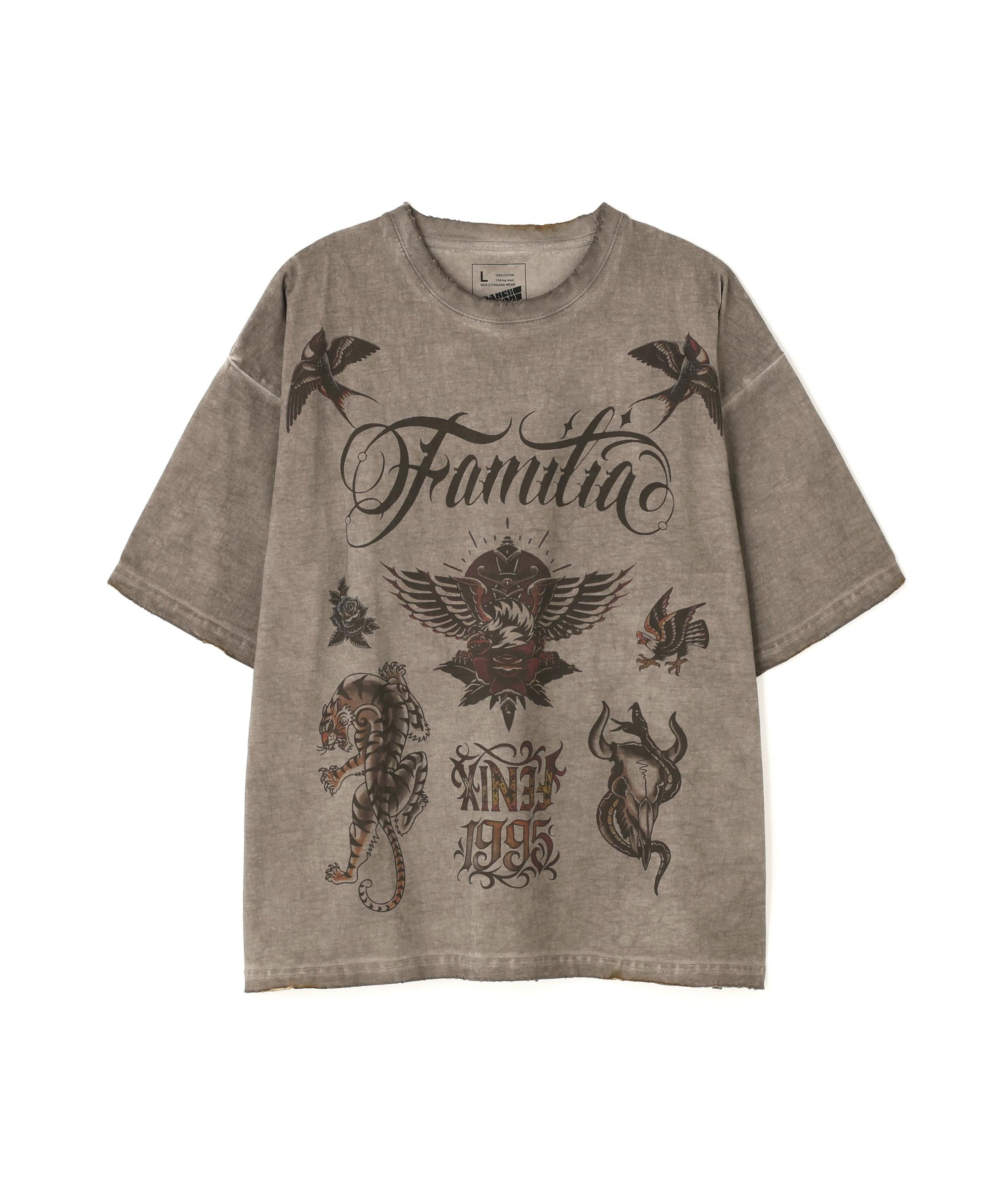 DankeSchon/ダンケシェーン/SPRAY BURN SST FAMILIA ベージュ