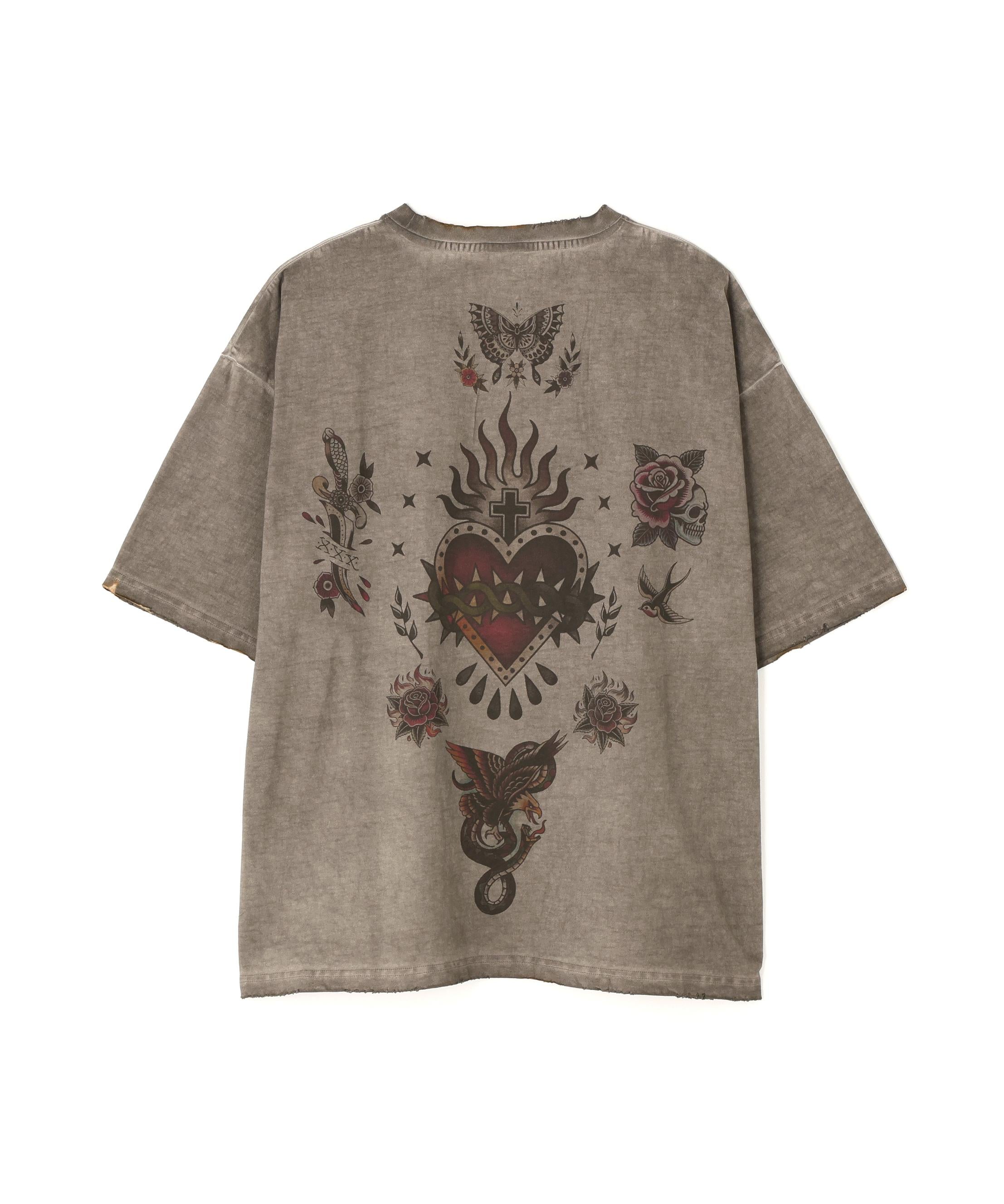 DankeSchon/ダンケシェーン/SPRAY BURN SST FAMILIA ベージュ