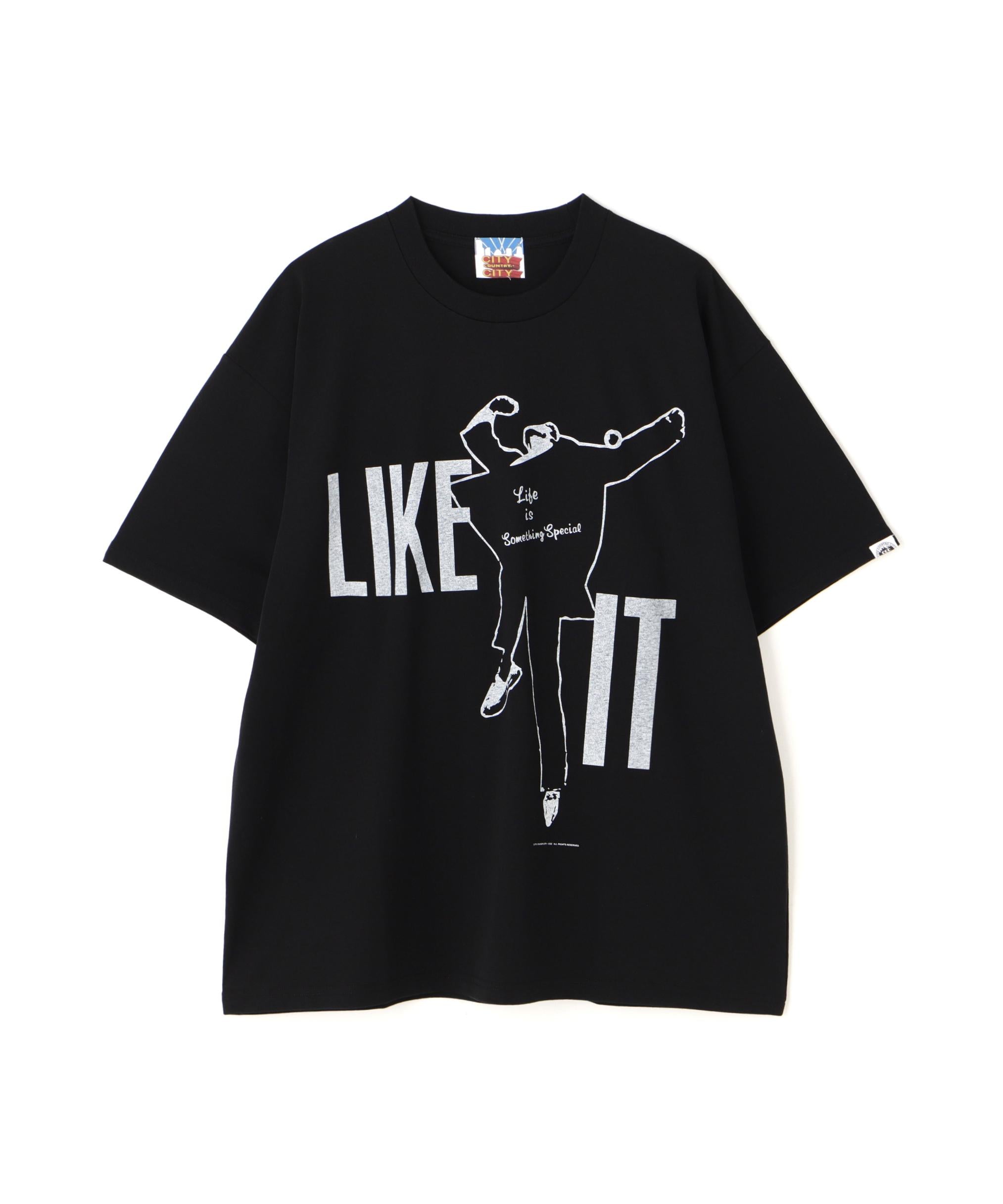 CITY COUNT>Y CITY /シティーカントリーシティー /COTTON S/S T-SHI>T_LIKE IT ブラック