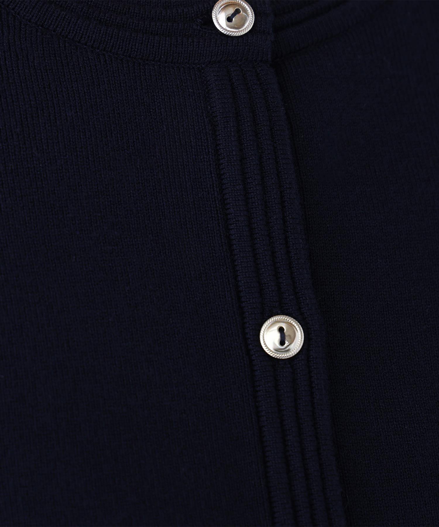 シルクブレンドカーディガン ネイビー