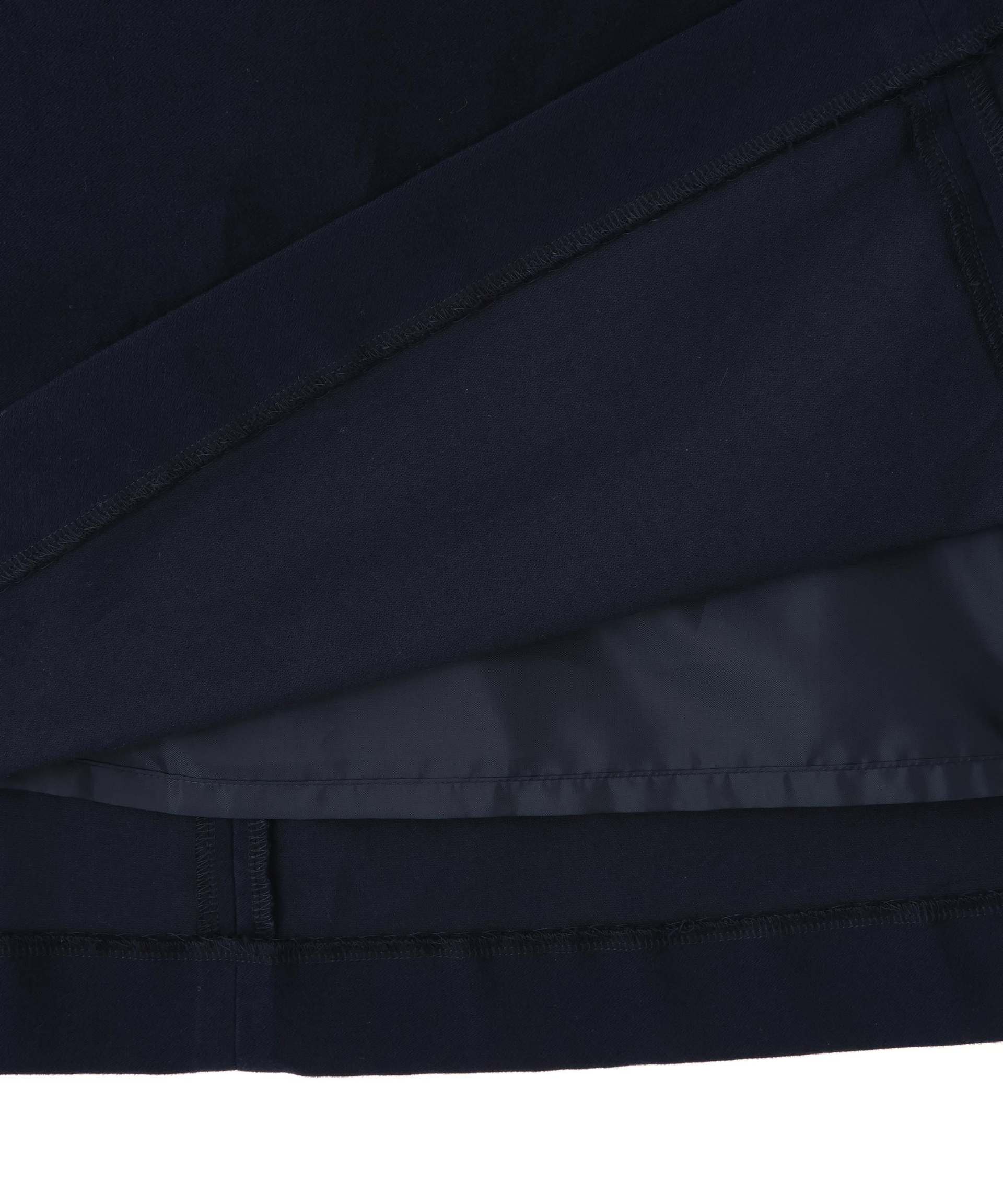 ライトモールスキンAラインスカート ネイビー