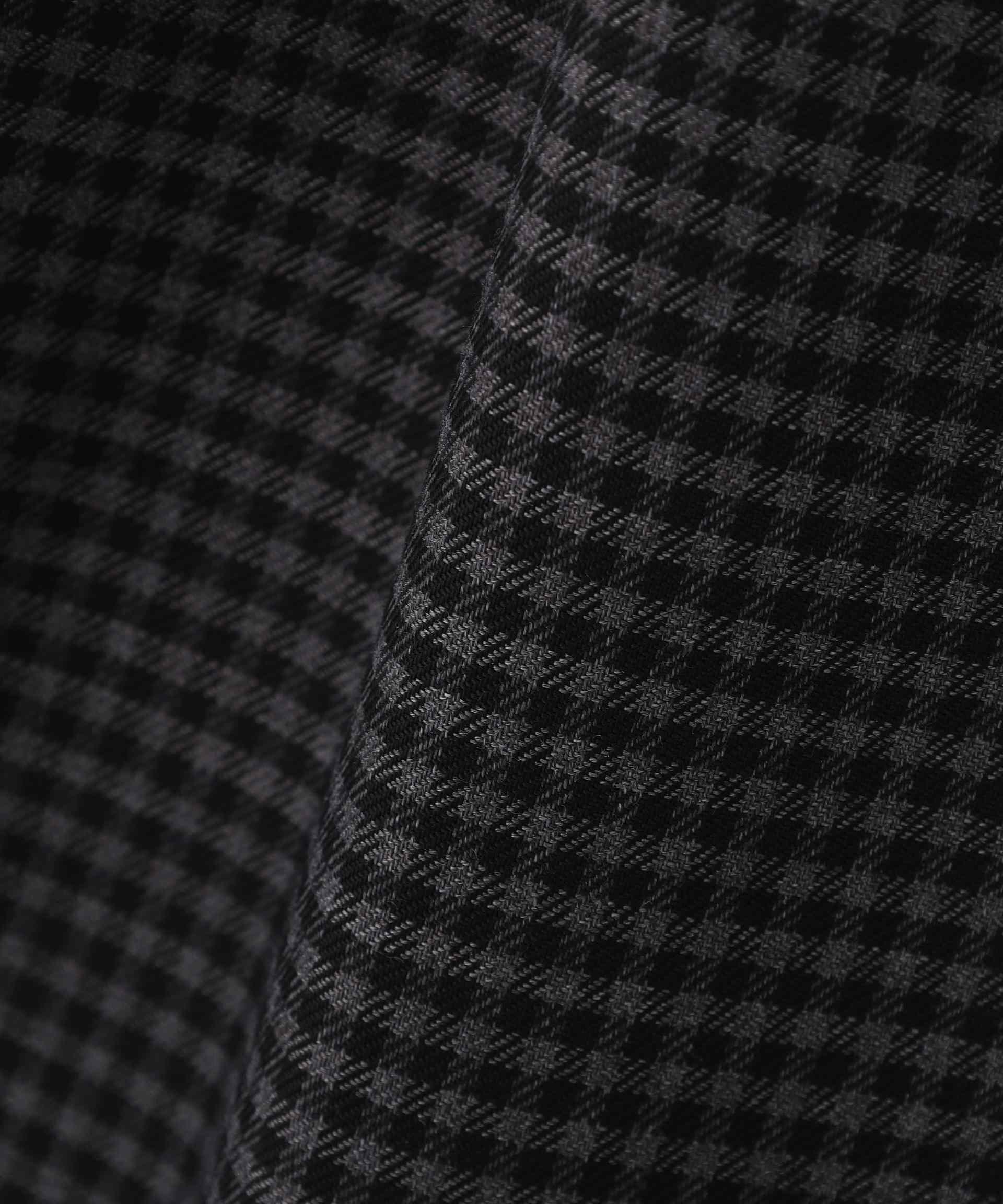 先染めチェックキルト風スカート グレーギンガムチェック3