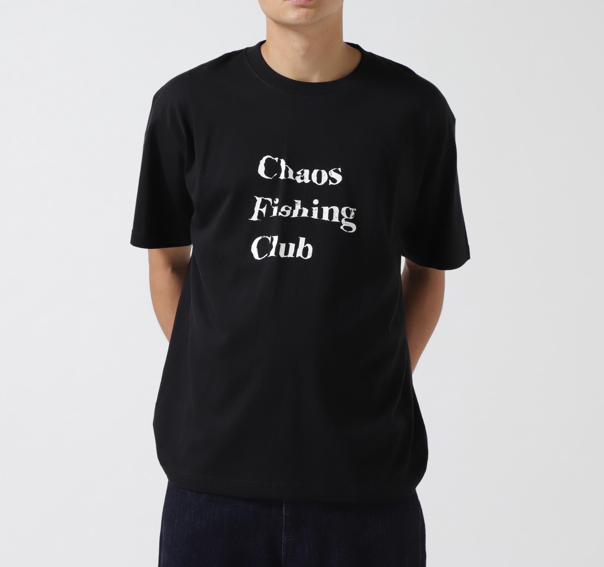 Chaos Fishing Clu/カオスフィッシングクラブ Doaneko T-shit ブラック