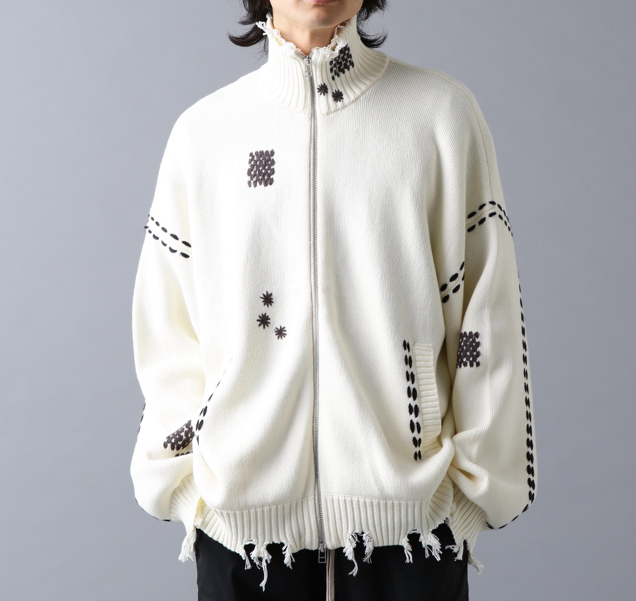 DankeSchon/ダンケシェーン/HAND STITCH KNIT D>IVE>S ホワイト