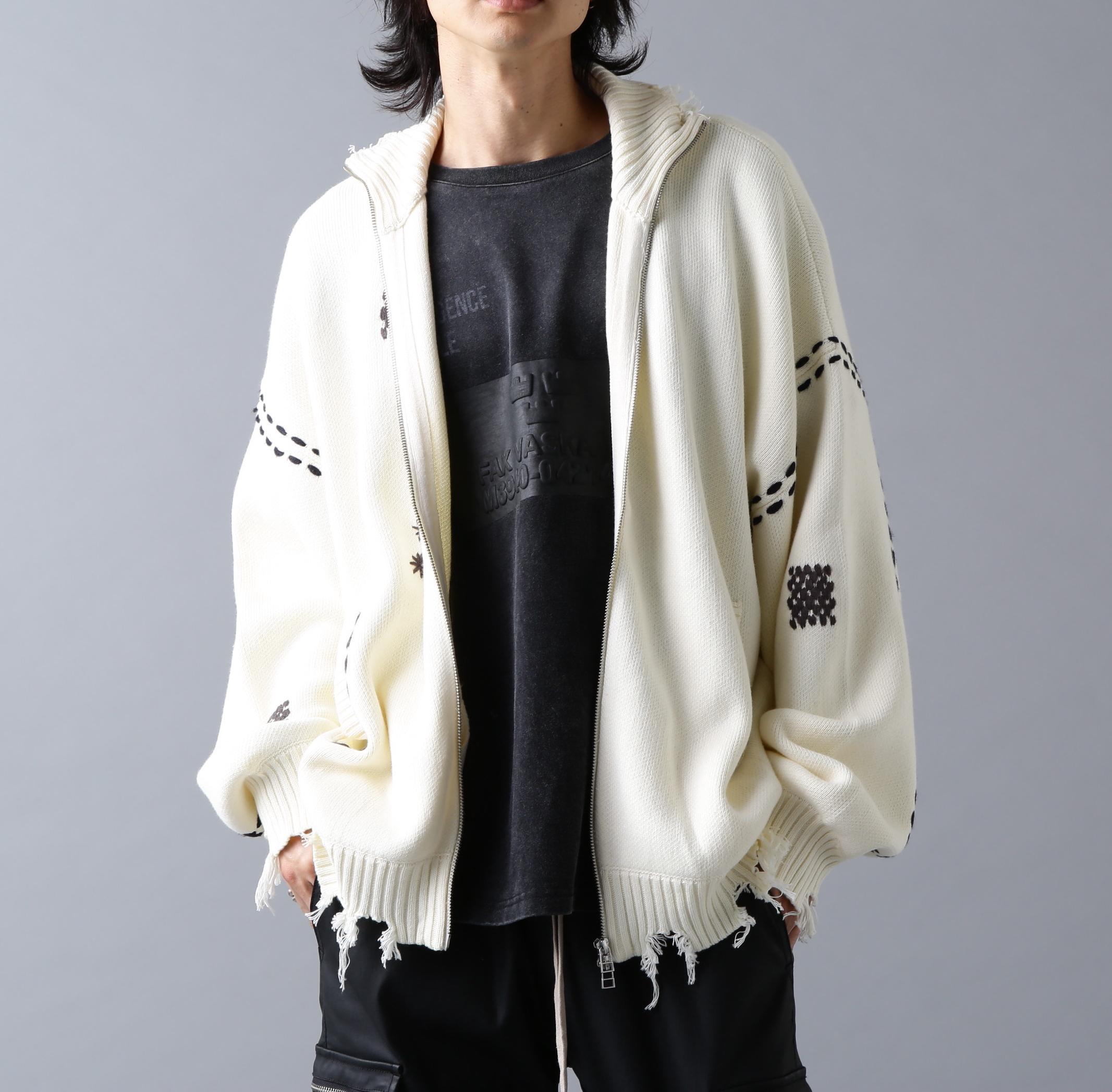 DankeSchon/ダンケシェーン/HAND STITCH KNIT D>IVE>S ホワイト