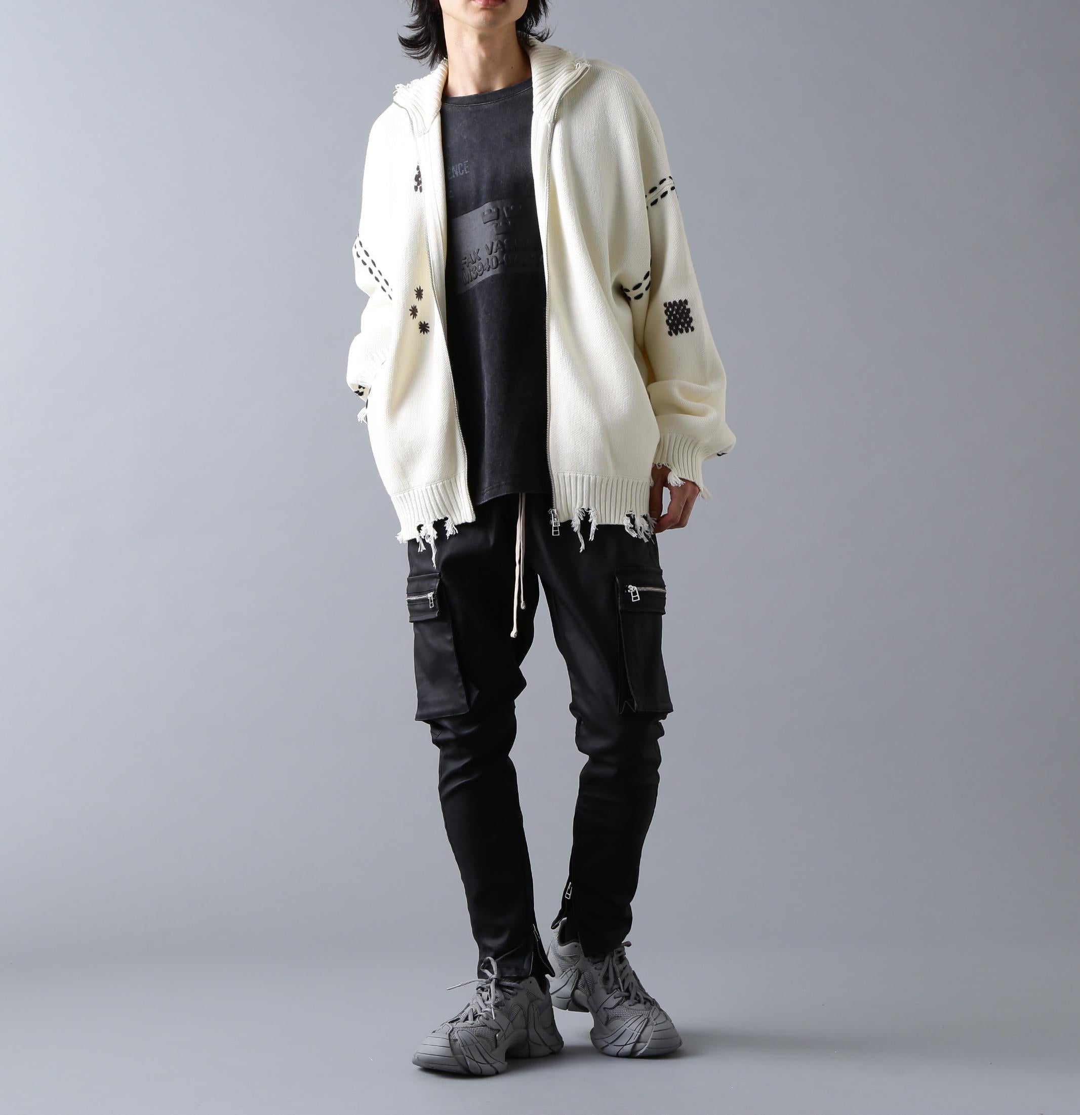 DankeSchon/ダンケシェーン/HAND STITCH KNIT D>IVE>S ホワイト