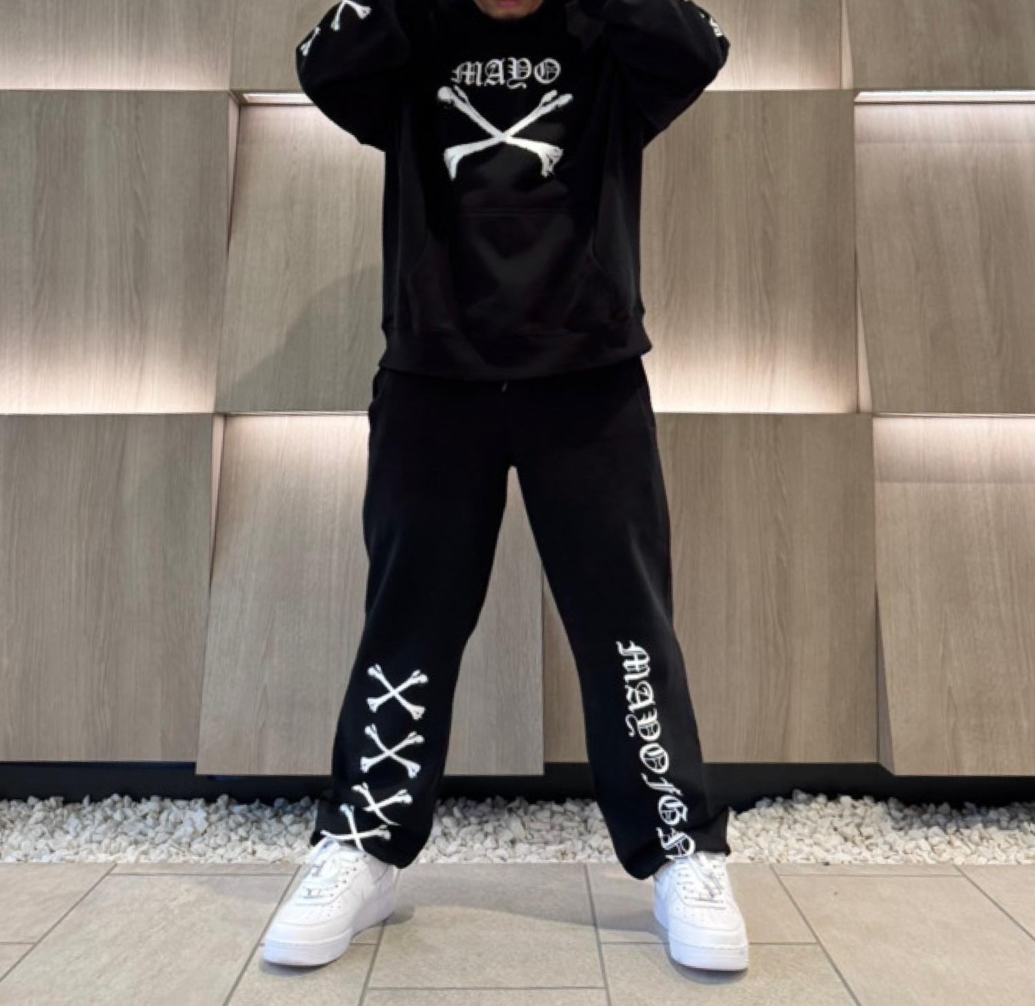 MAYO/メイヨー/太田忍選手×コラボ スウェットパンツ ブラック