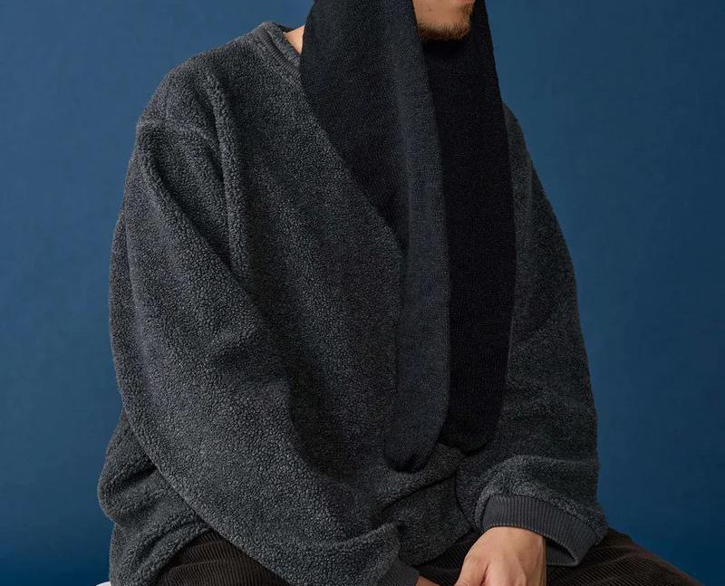 CPH/シーピーエイチ/RABBIT KNIT BALKY WOOL ブラック