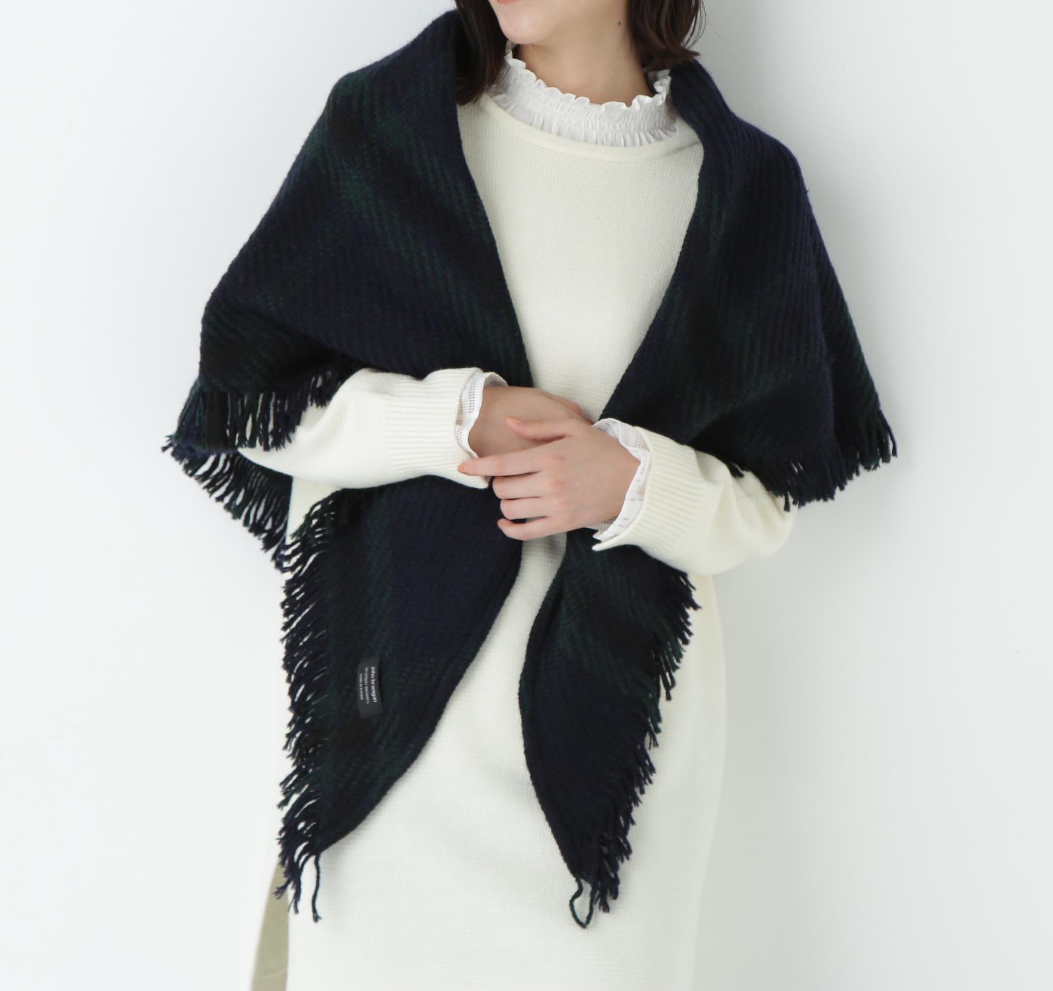 ストール ネイビー3