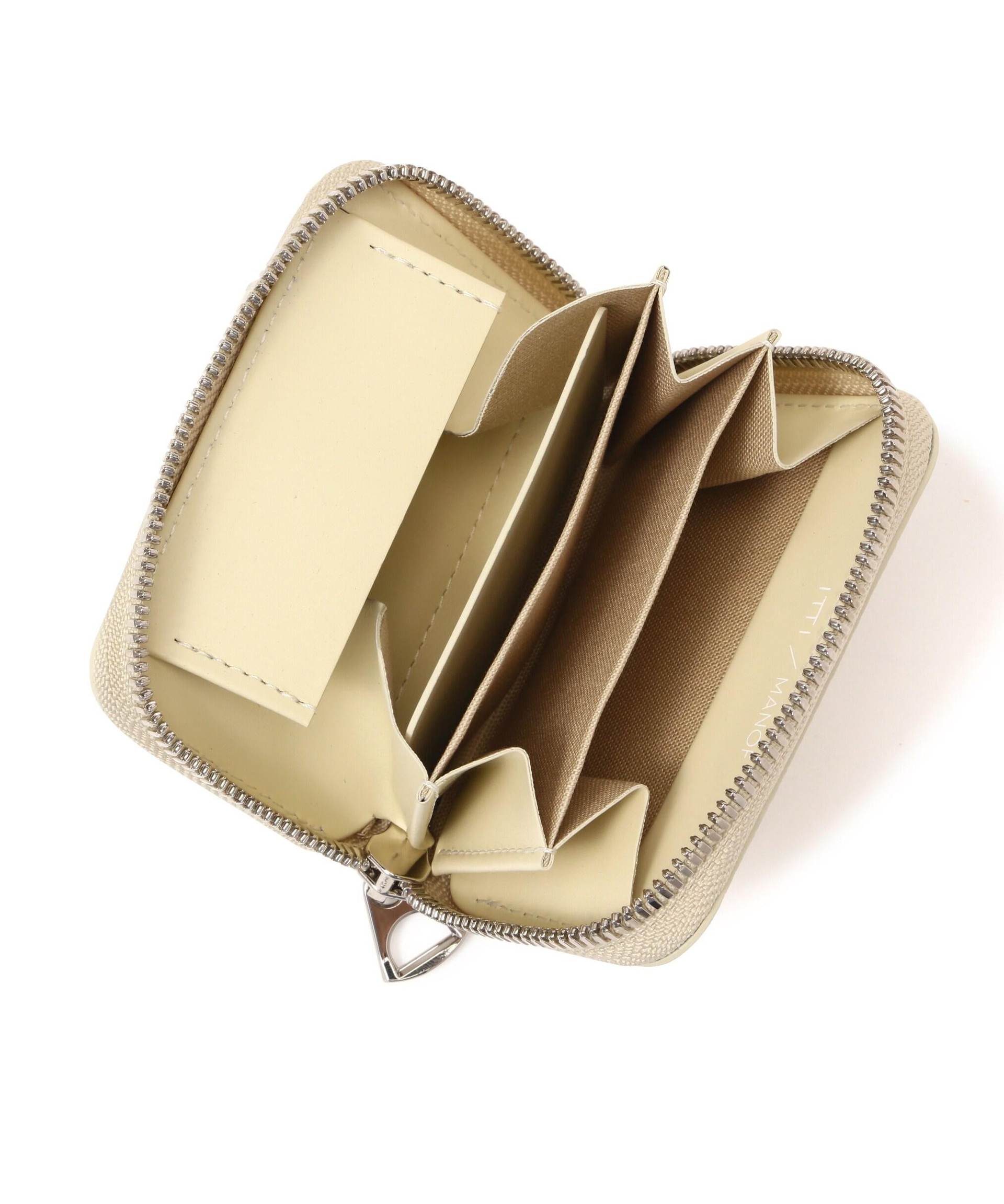 MANOF×ITTI/マノフ×イッチ/C>ISTY COIN WALLET アイボリー2