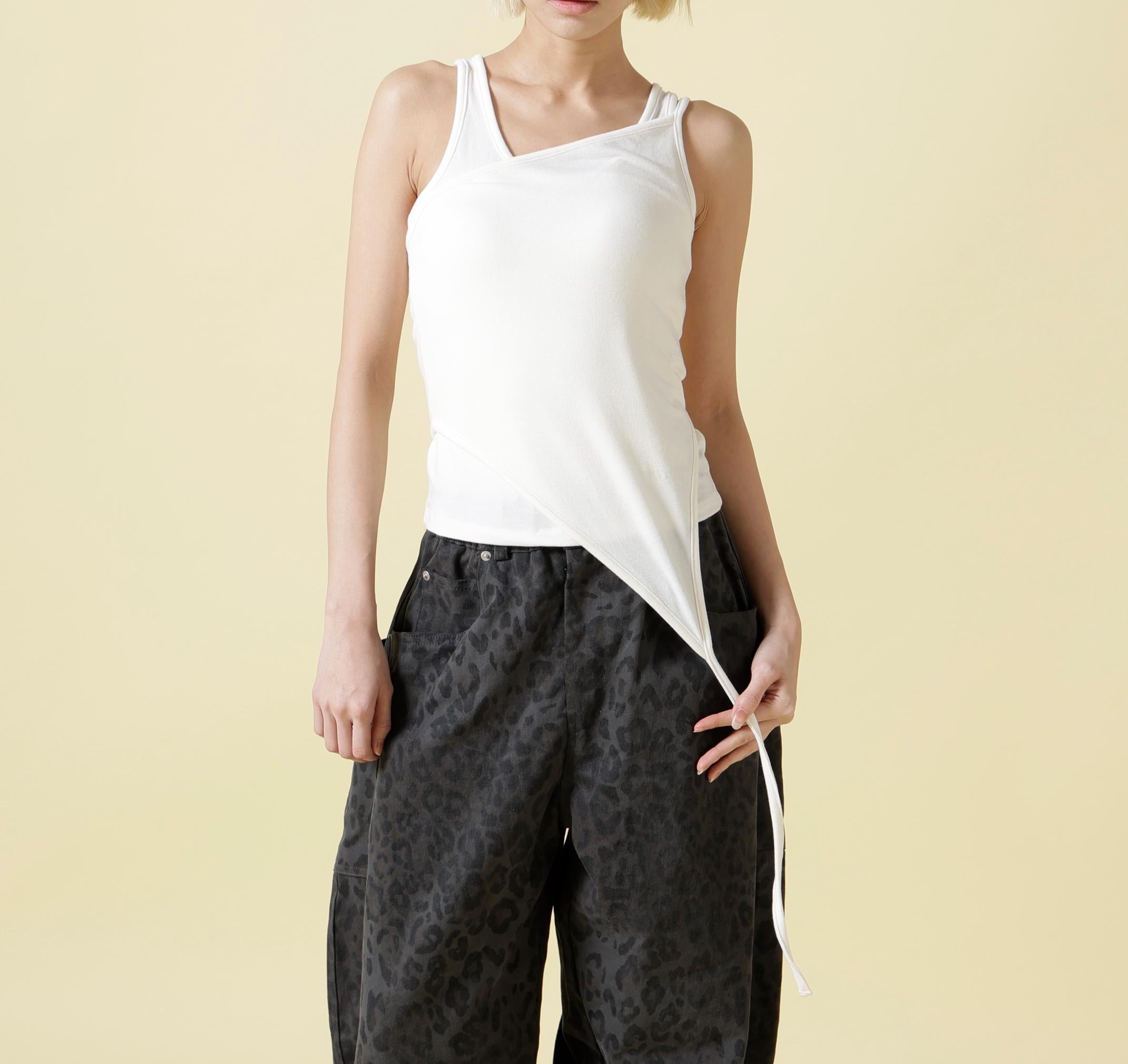 SIS/エスアイエス/Wrap Tanktop ホワイト