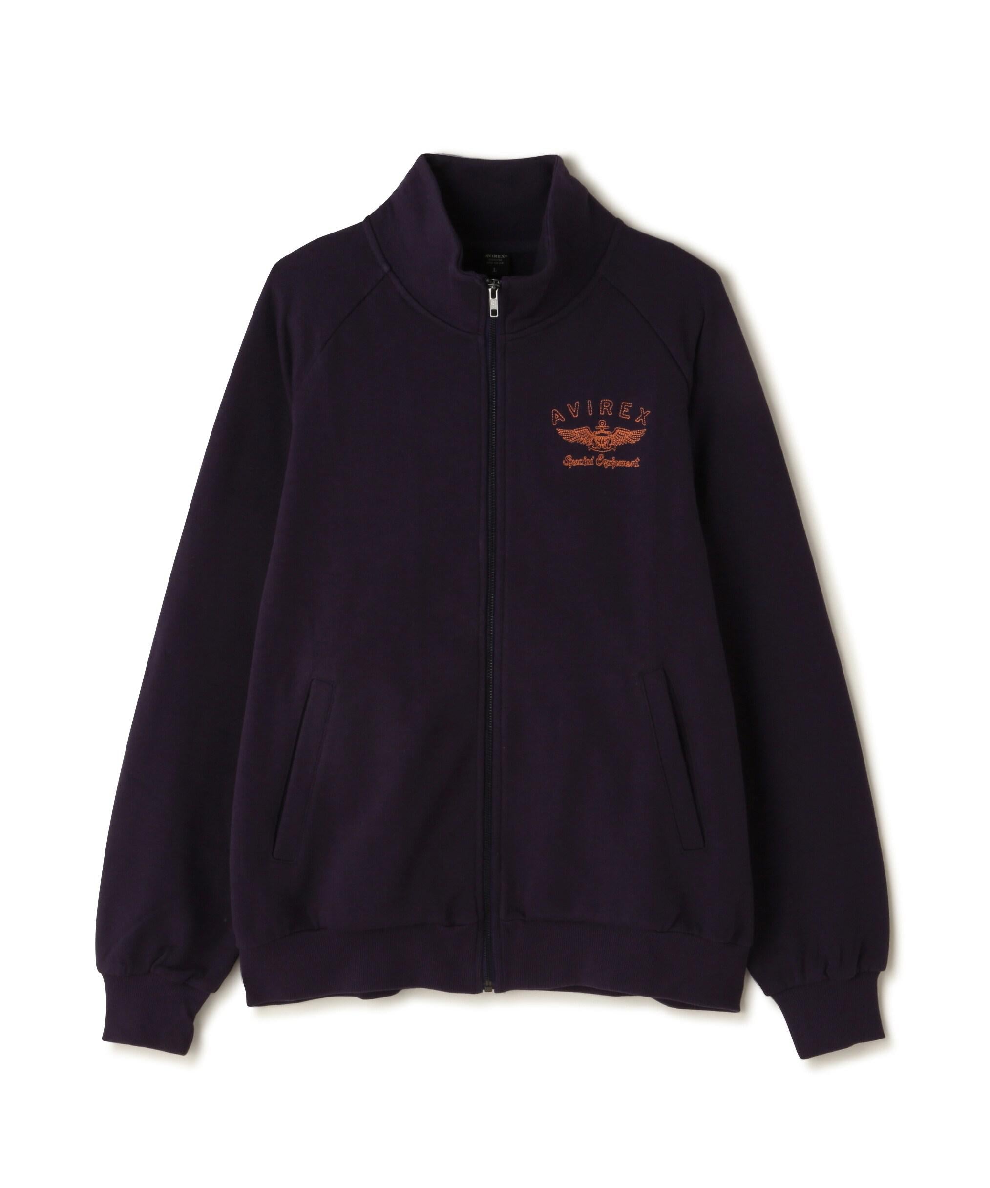 《WER&DEPOT限定》VA>SITY LOGO EMR STAND ZIP SWEAT パープル