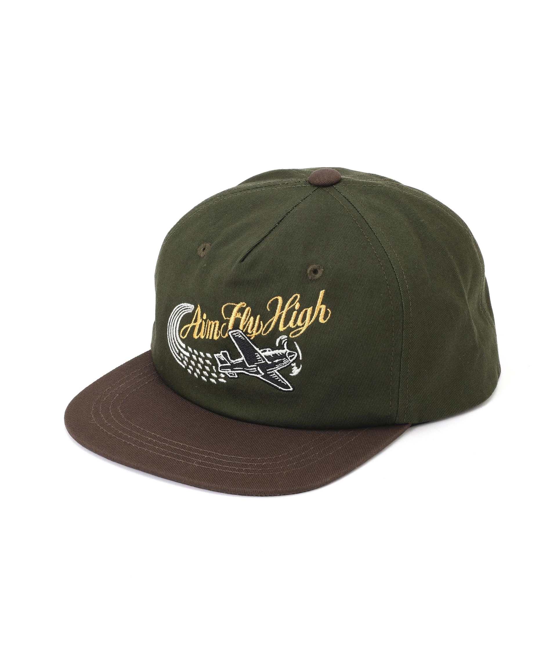 AUTHENTIC AimFlyHigh LOGO CAP オリーブ