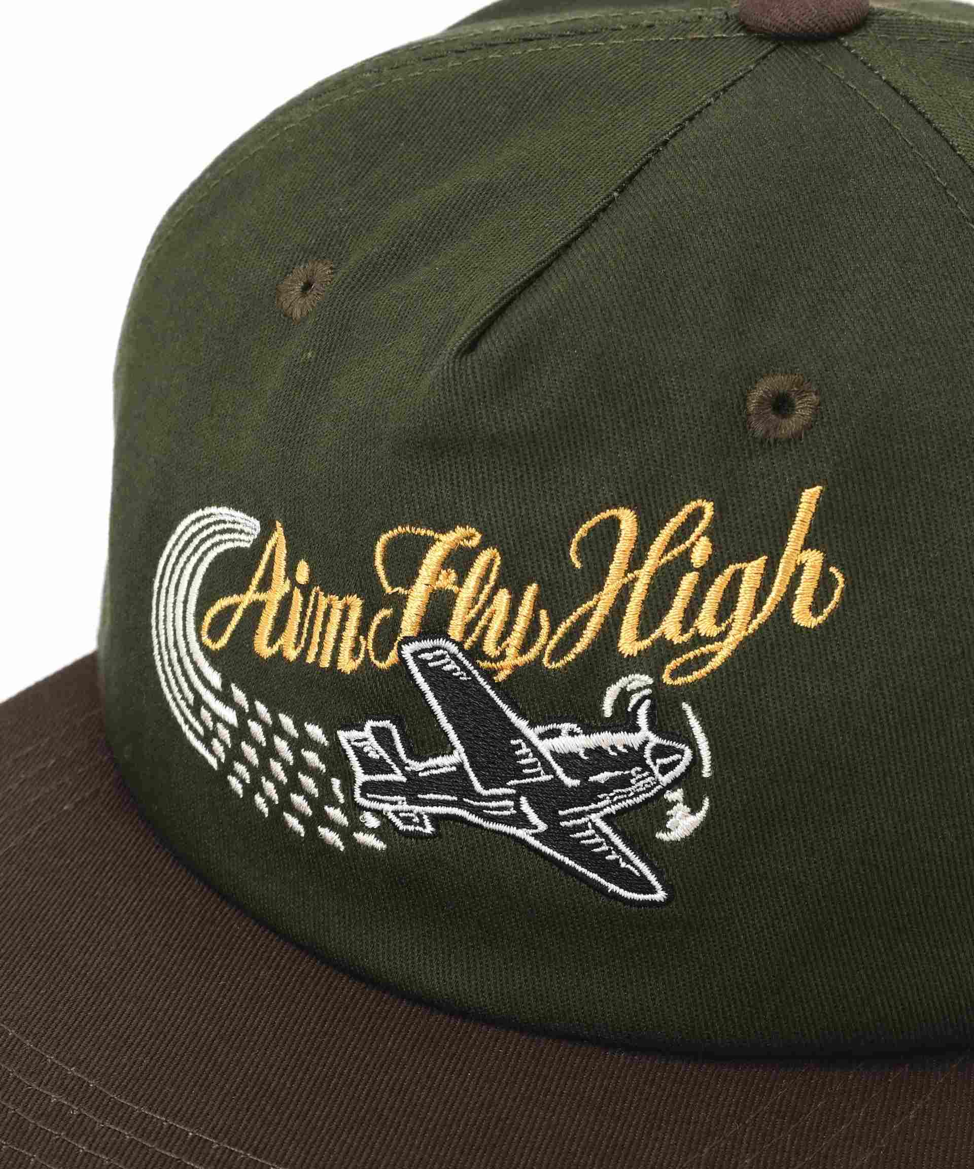 AUTHENTIC AimFlyHigh LOGO CAP オリーブ