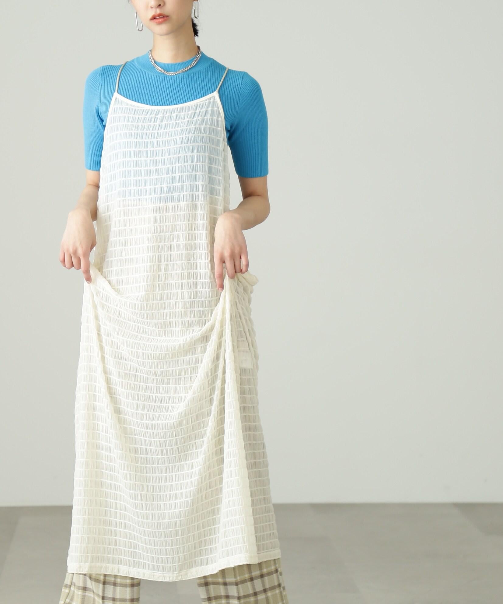 シャーリングシアーキャミワンピース オフ