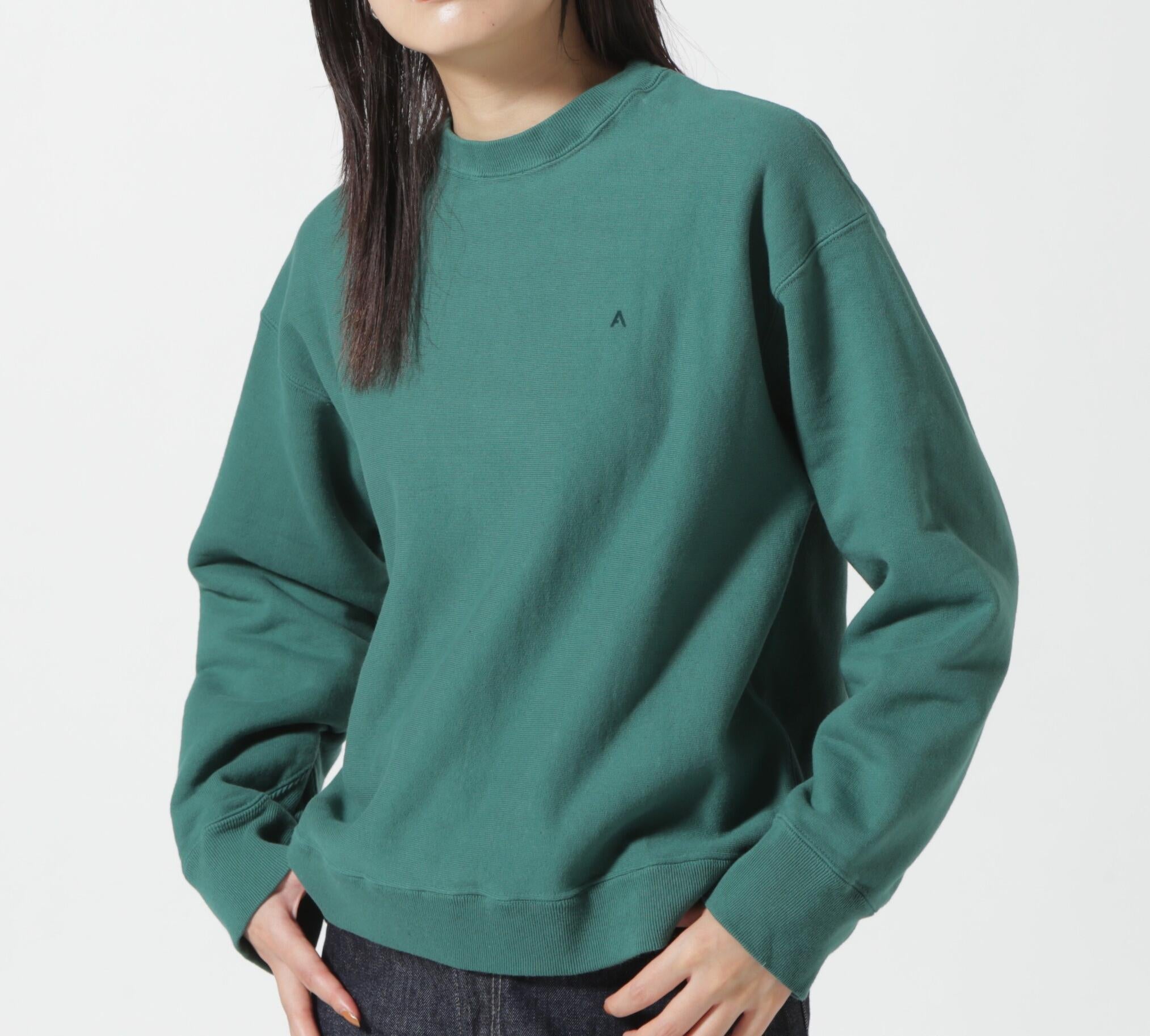 ATON NATURAL DYE URAKE OVERSIZED SWEAT SHIRT