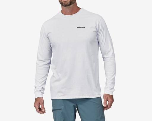 Patagonia/パタゴニア メンズ・ロングスリーブ・P-6ロゴ・レスポンシビリティー ホワイト