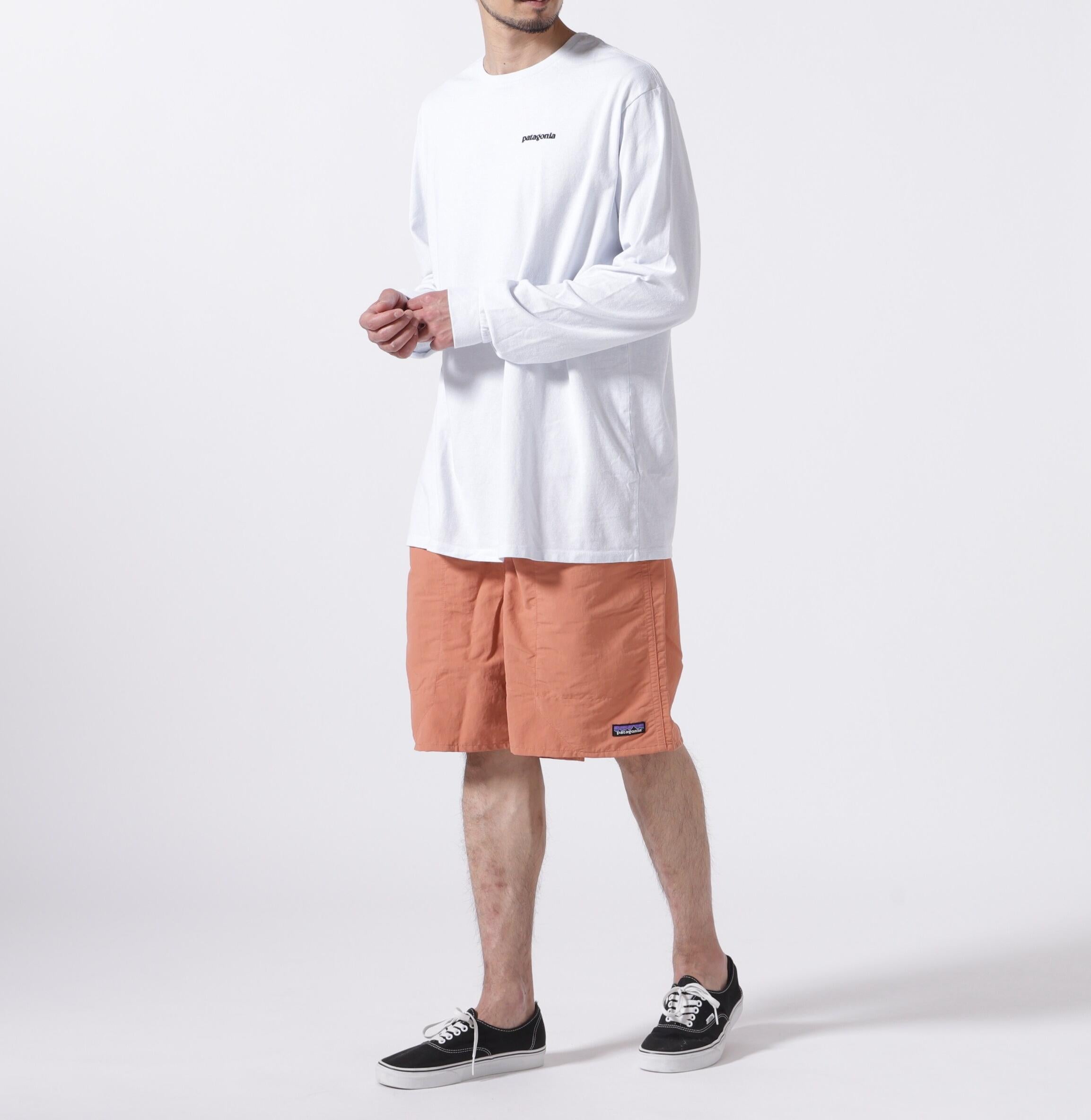 Patagonia/パタゴニア メンズ・ロングスリーブ・P-6ロゴ・レスポンシビリティー ホワイト