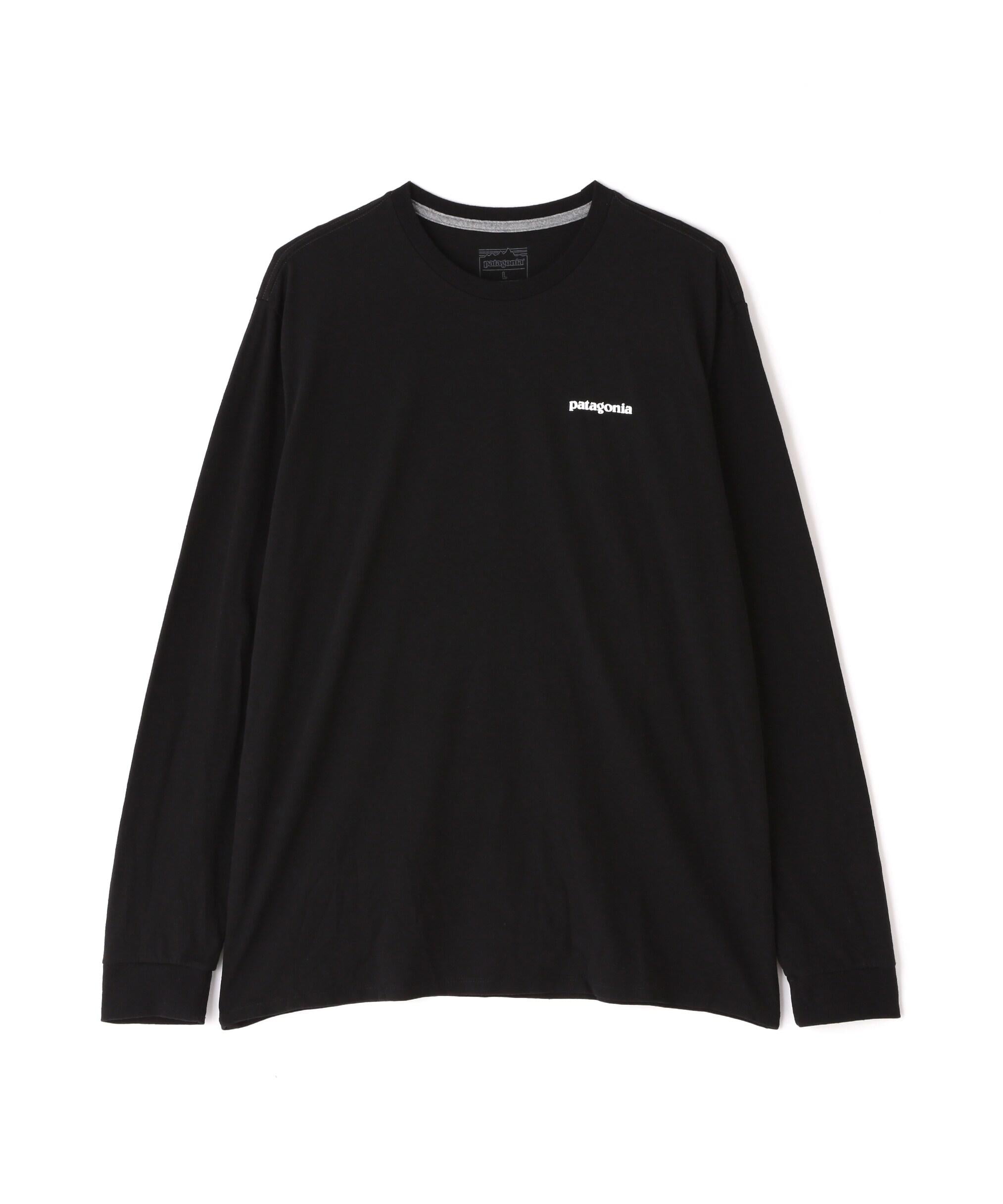 Patagonia/パタゴニア メンズ・ロングスリーブ・P-6ロゴ・レスポンシビリティー ブラック
