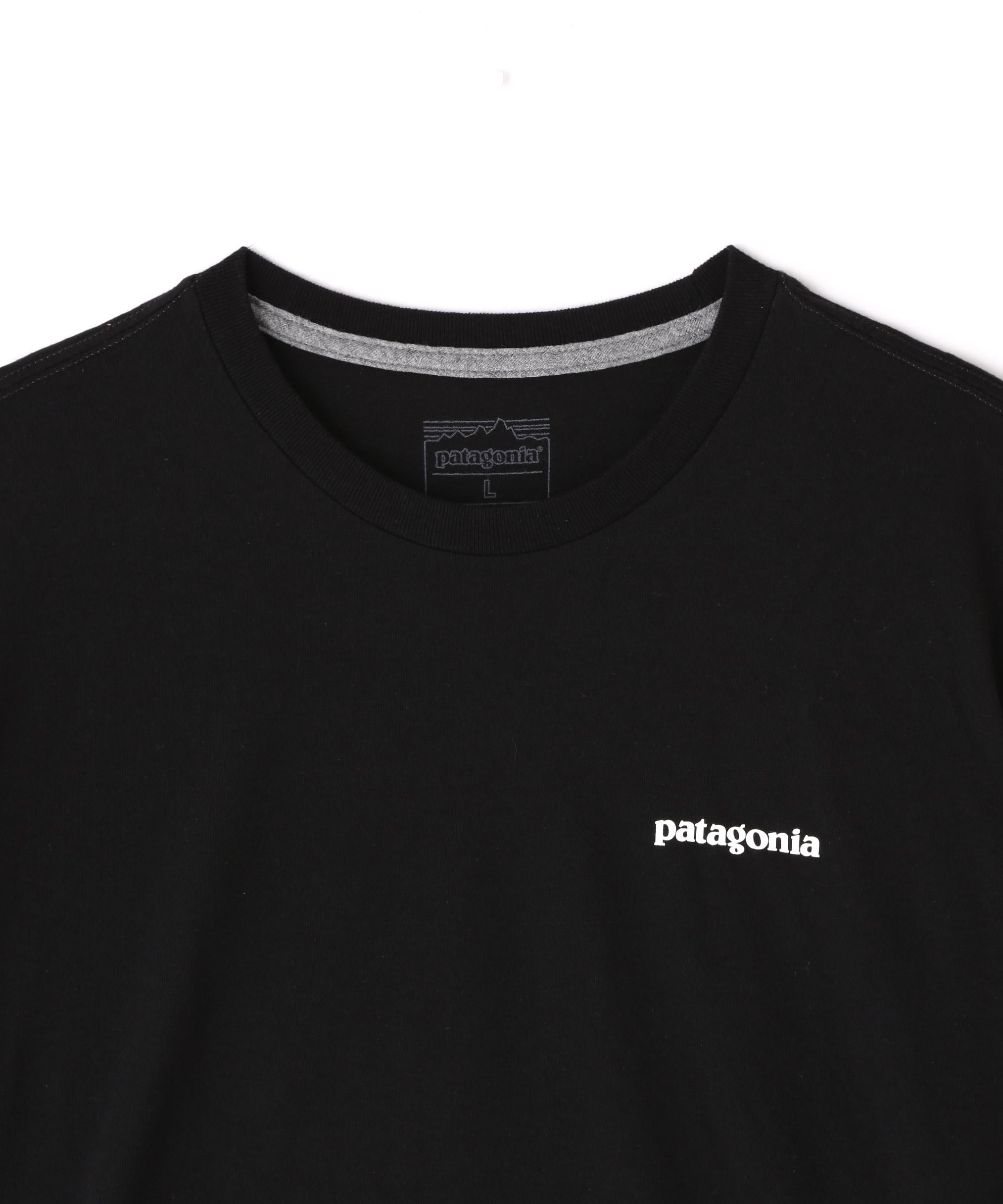 Patagonia/パタゴニア メンズ・ロングスリーブ・P-6ロゴ・レスポンシビリティー ブラック