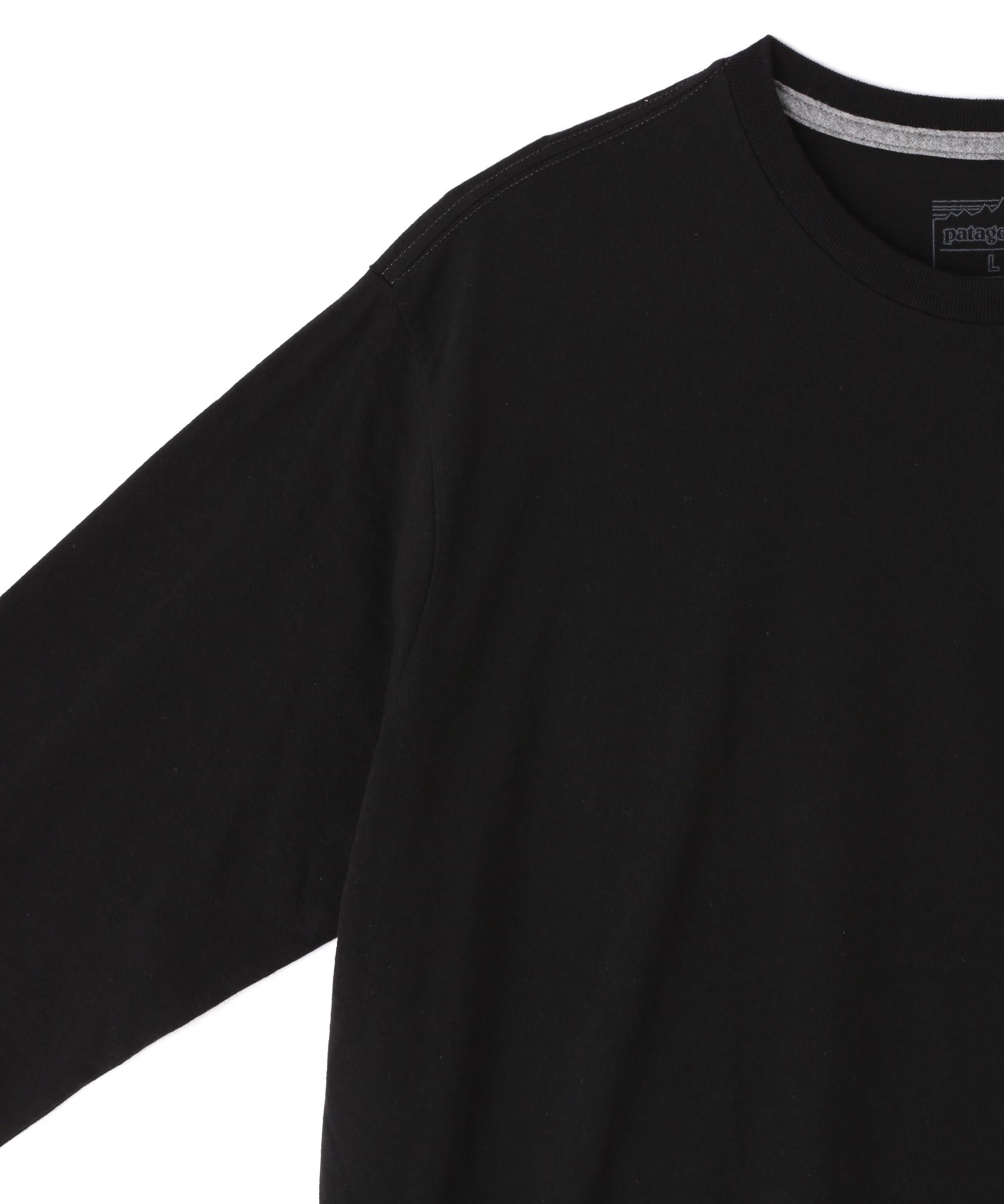 Patagonia/パタゴニア メンズ・ロングスリーブ・P-6ロゴ・レスポンシビリティー ブラック