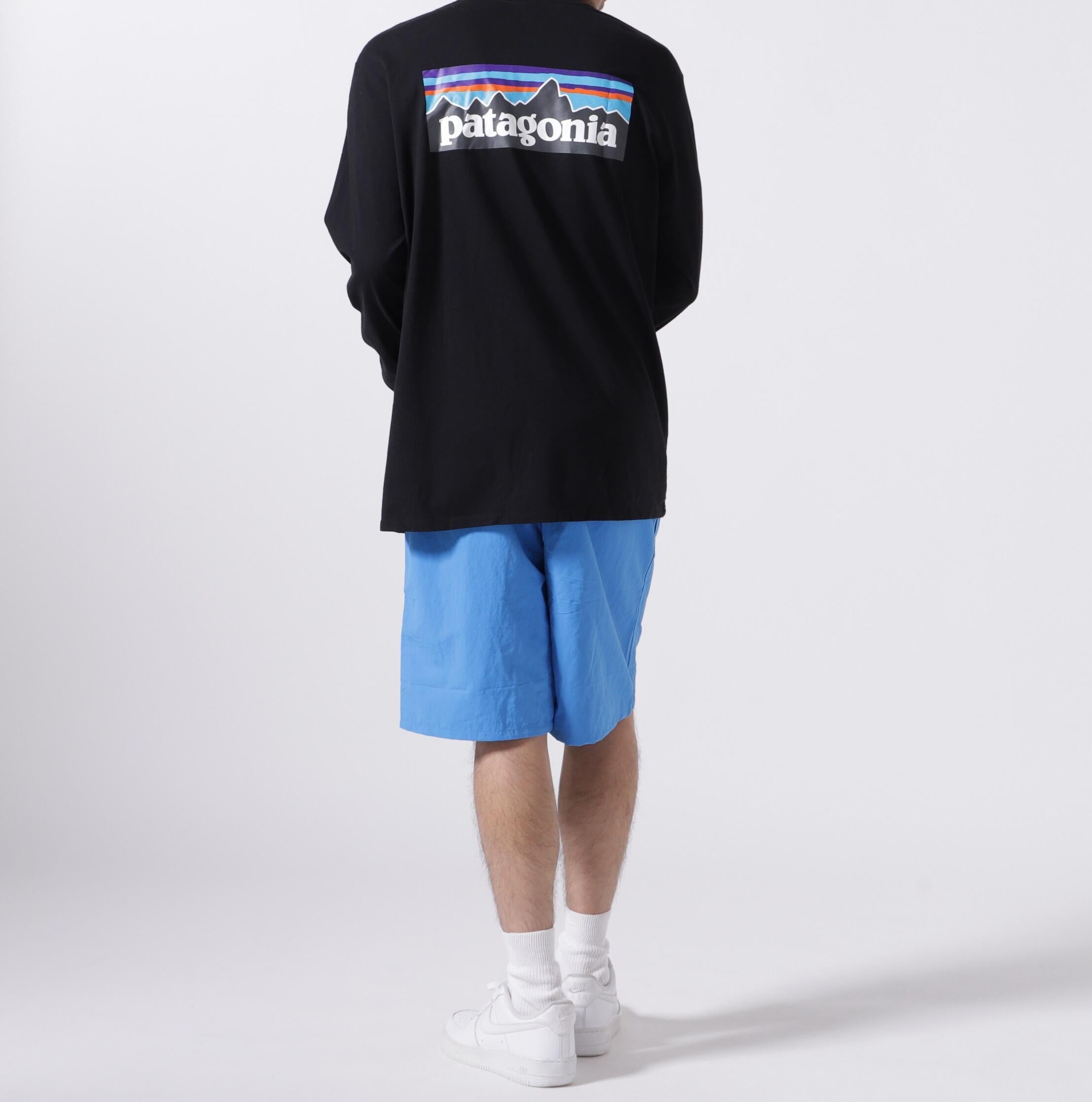 Patagonia/パタゴニア メンズ・ロングスリーブ・P-6ロゴ・レスポンシビリティー ブラック