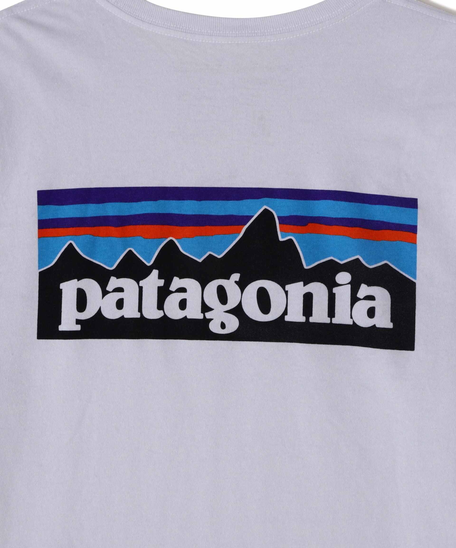 Patagonia/パタゴニア メンズ・ロングスリーブ・P-6ロゴ・レスポンシビリティー ホワイト
