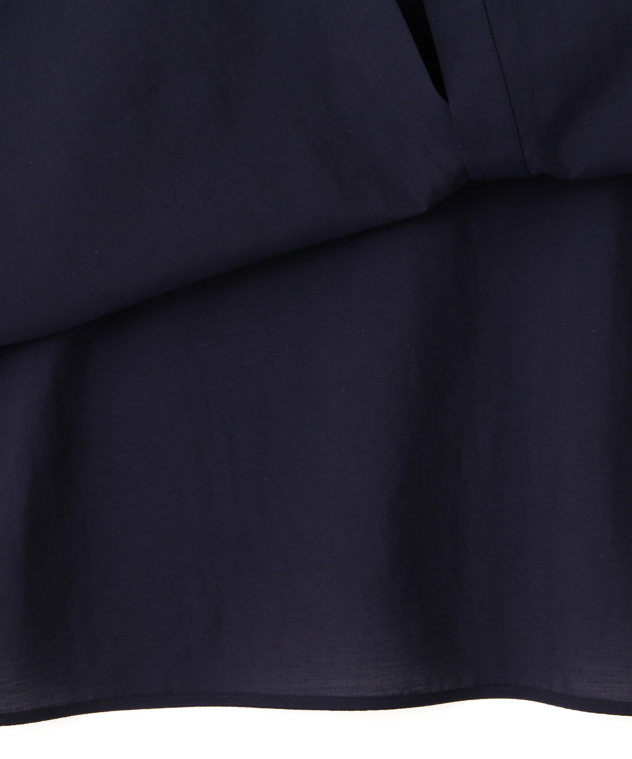 ◆レイヤードシャツワンピース ネイビー