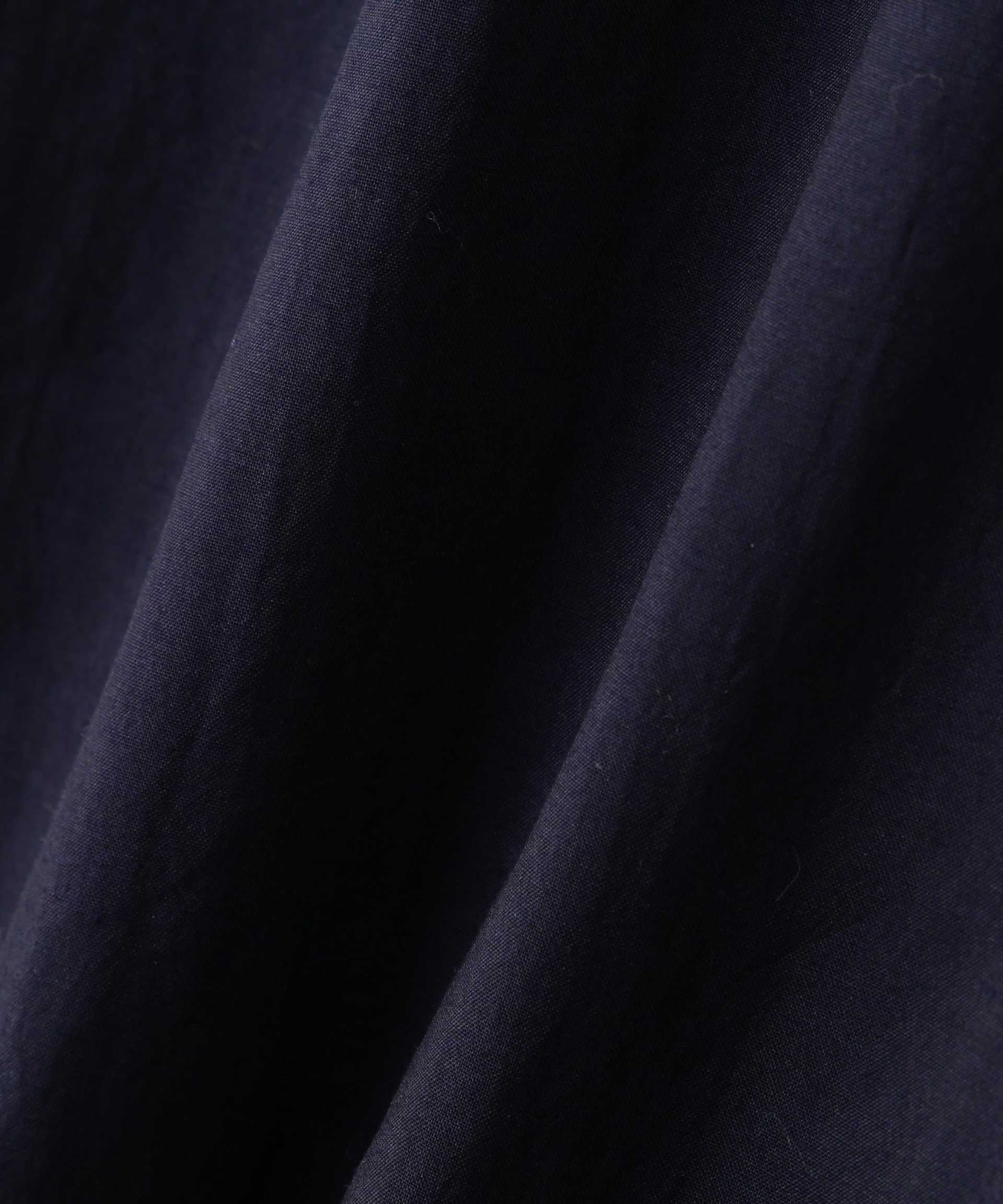 ◆レイヤードシャツワンピース ネイビー