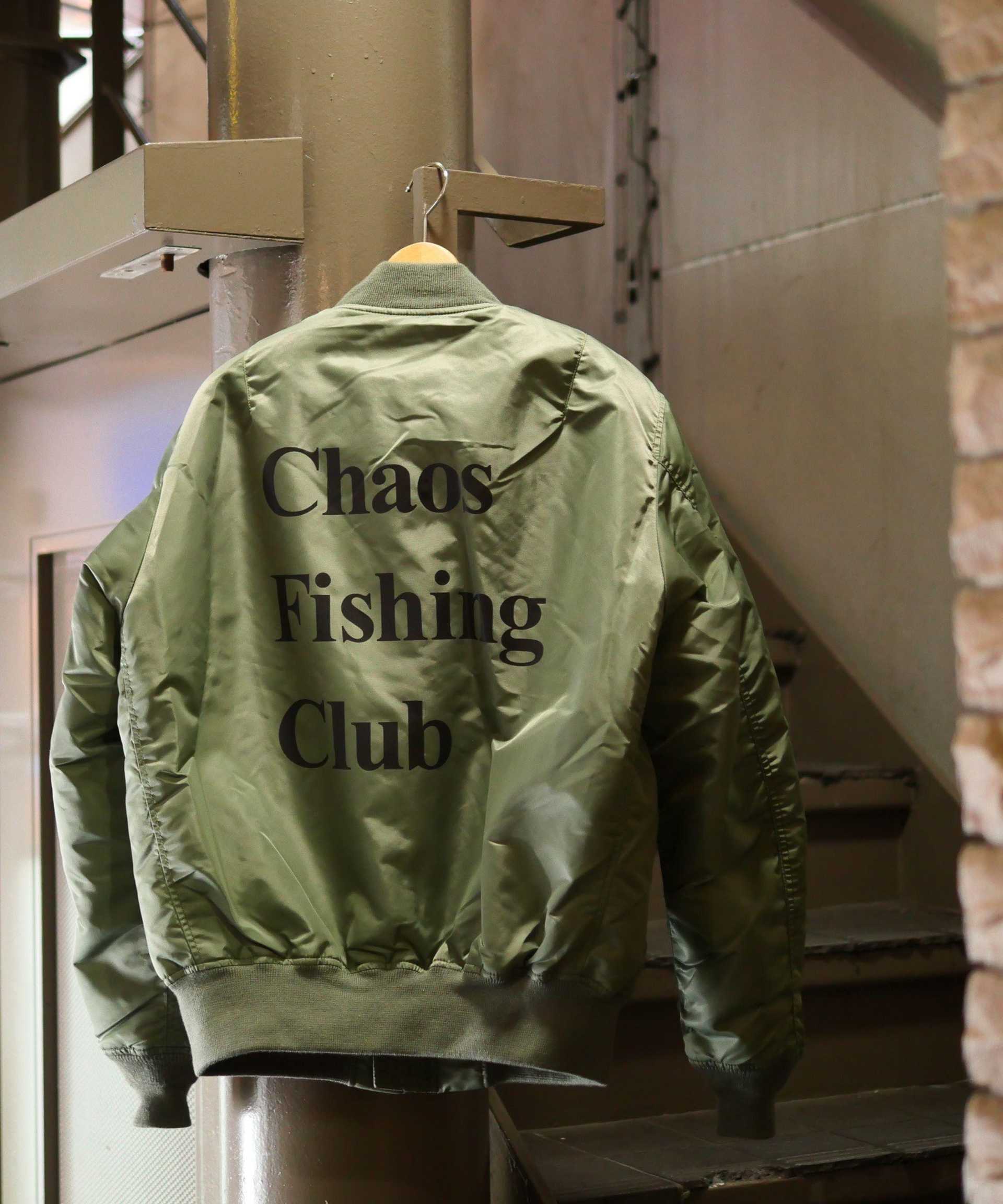 Chaos Fishing Club × AVIREX × BEAVER Special Order MA-1 COMMERCIAL